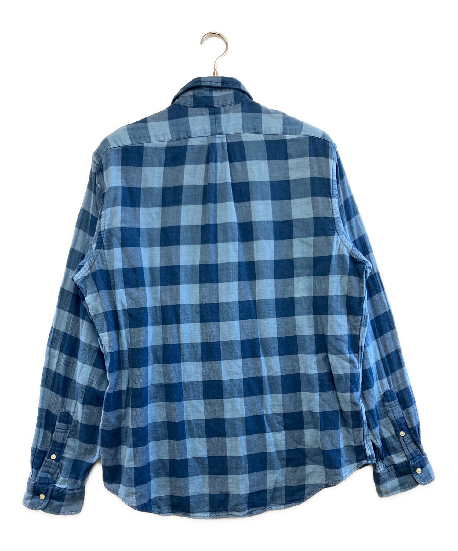 中古・古着通販】RALPH LAUREN (ラルフローレン) 長袖シャツ ブルー