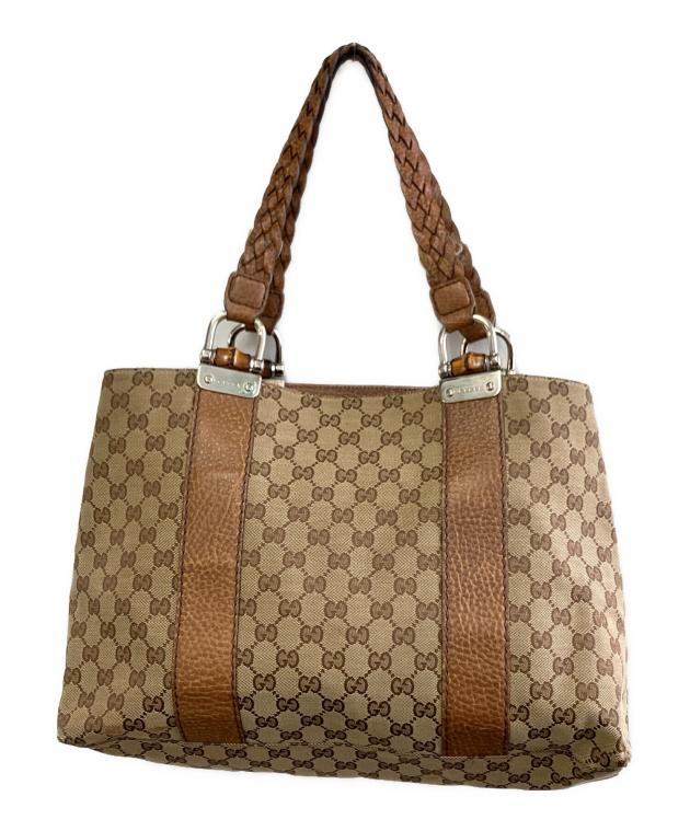 中古・古着通販】GUCCI (グッチ) トートバッグ ブラウン｜ブランド