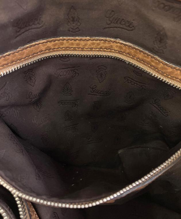 中古・古着通販】GUCCI (グッチ) トートバッグ ブラウン｜ブランド