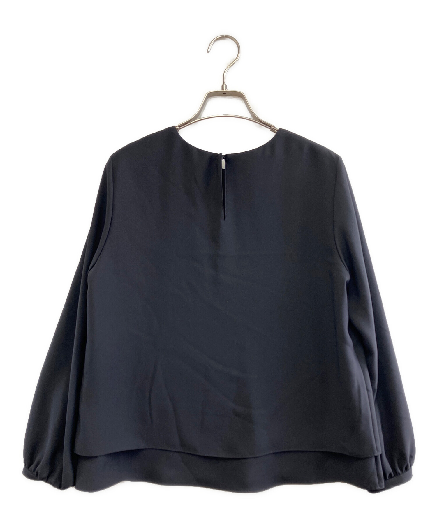 theory luxe セオリーリュクス ブラウス M 黒 【古着】【】【送料無料 