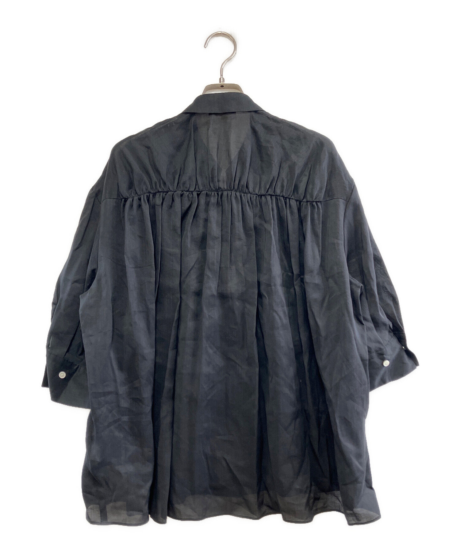 中古・古着通販】BALLSEY (ボールジィ) 長袖ブラウス ブラック サイズ 