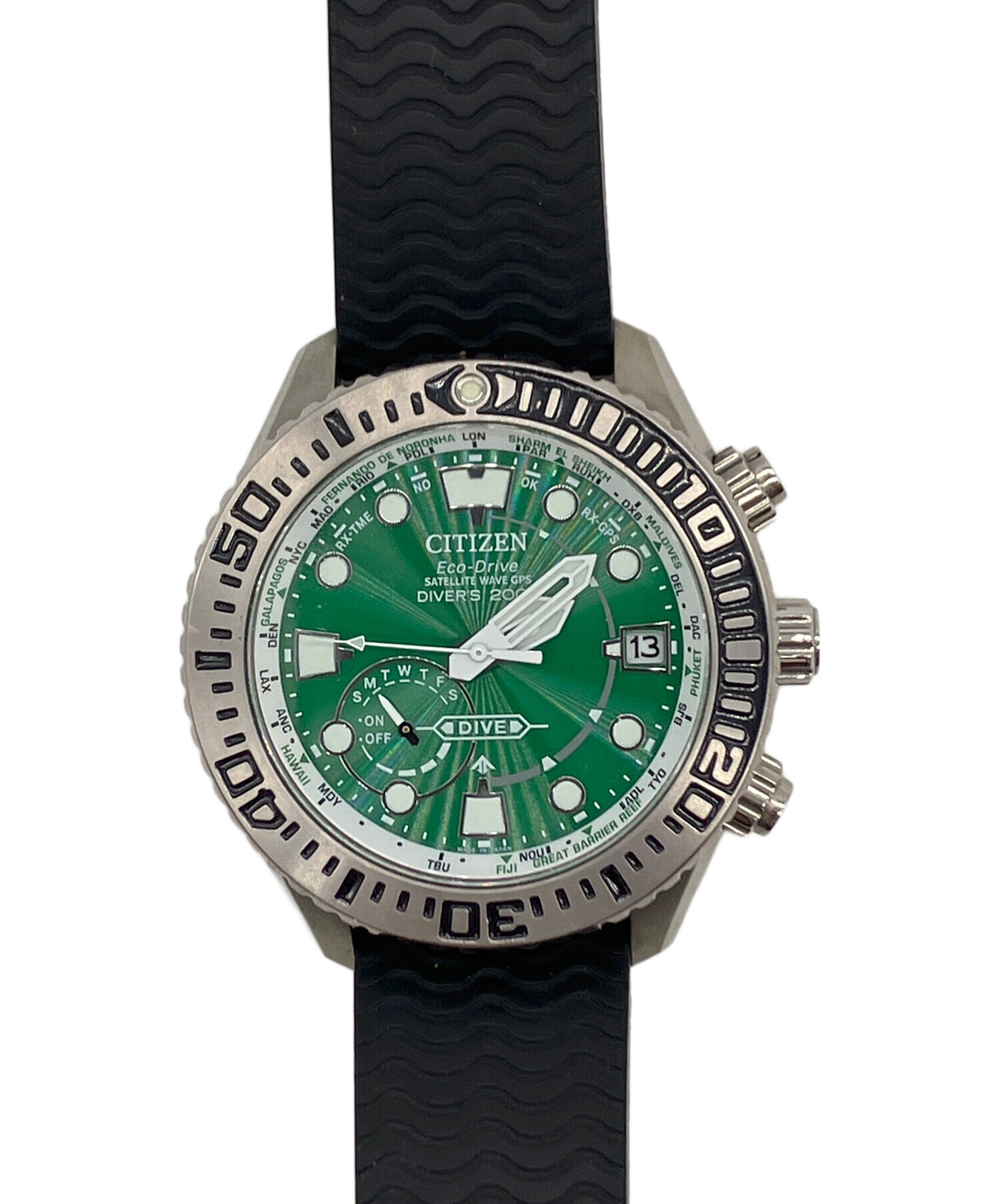 チューンド•タイゴング ハイオクターブ f' 中古 中古・古着通販】CITIZEN (シチズン) 腕時計 グリーン｜ブランド・古着