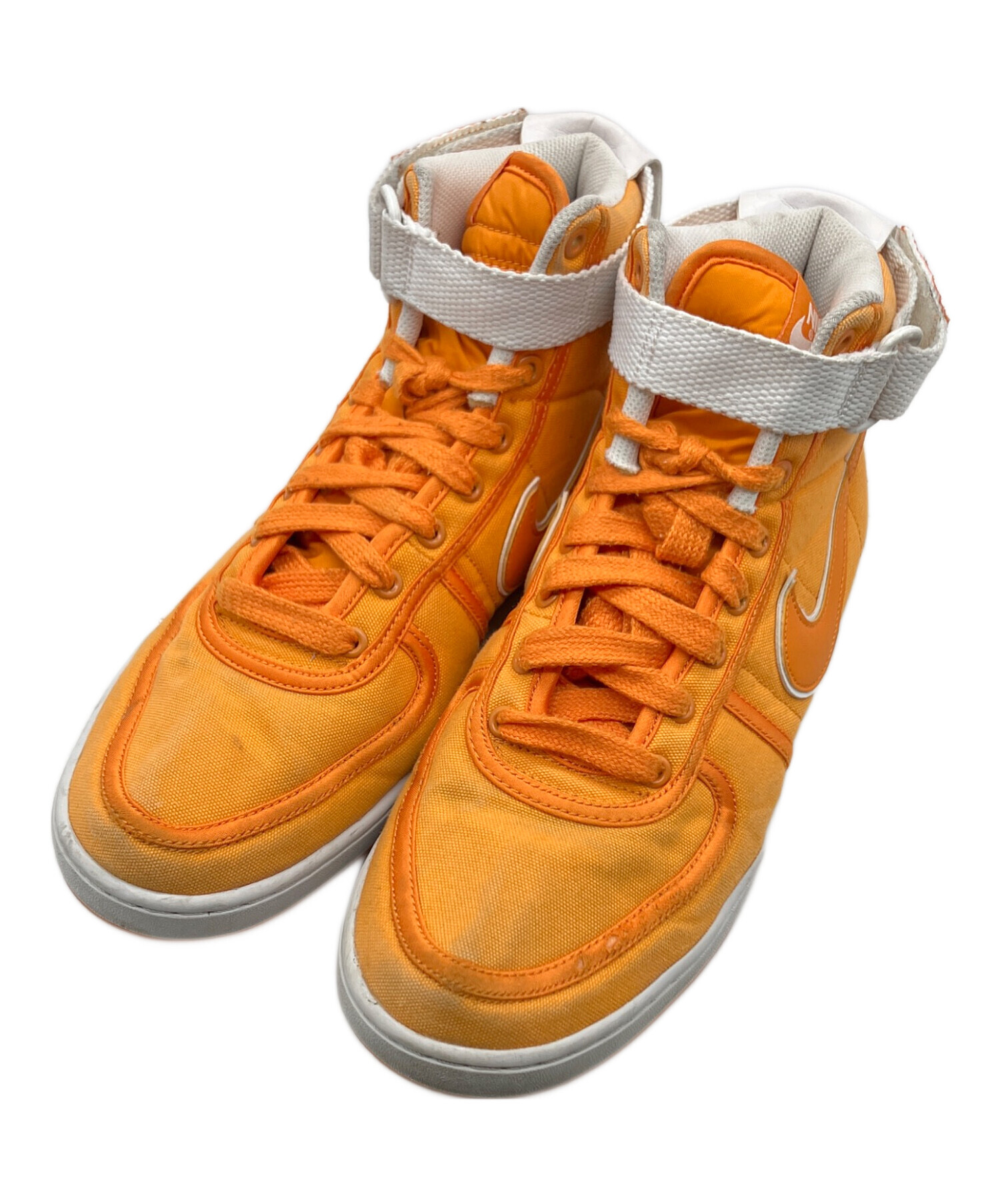 中古・古着通販】NIKE (ナイキ) ハイカットスニーカー オレンジ サイズ