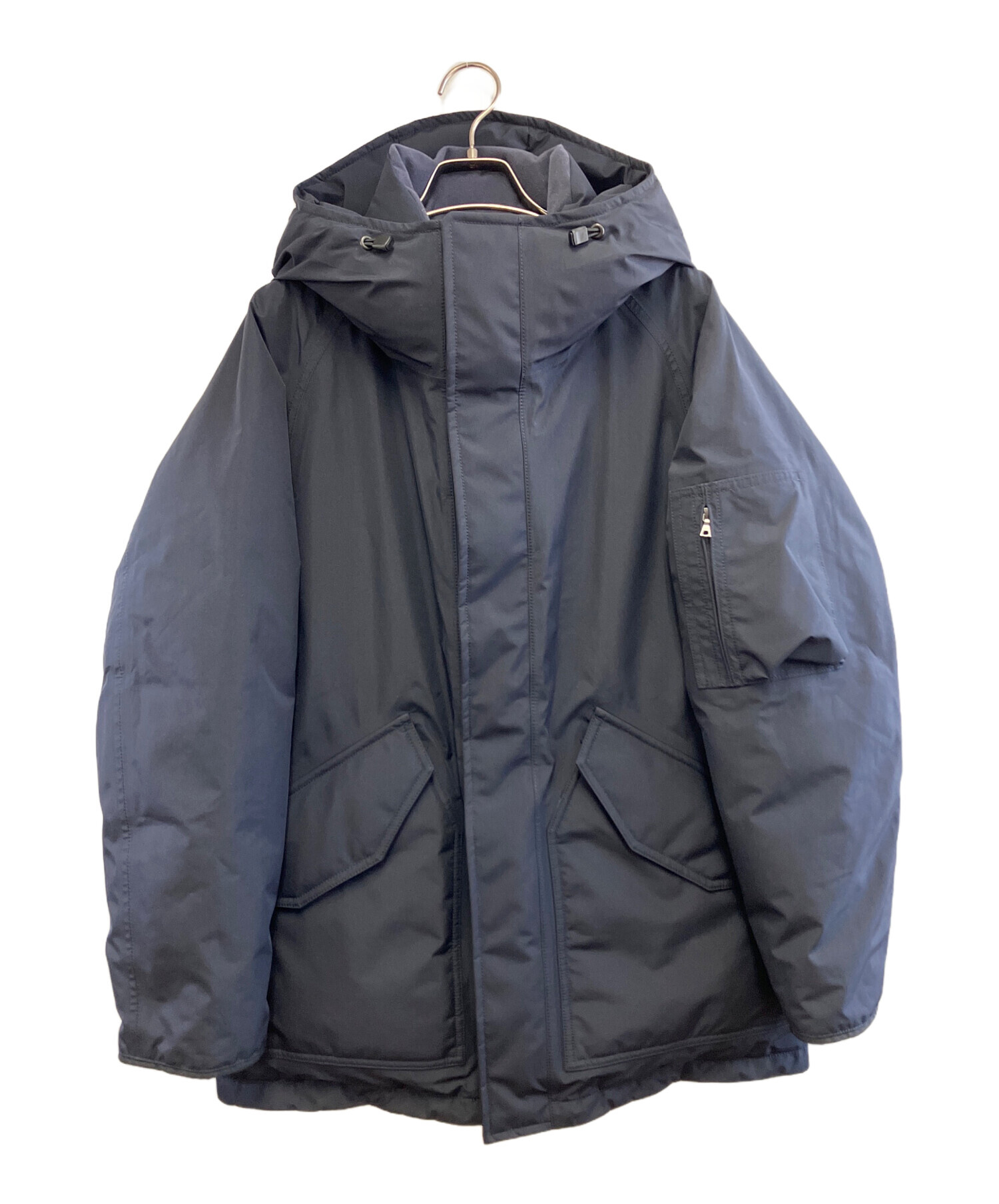 ナナミカ nanamica 美品ダウンＰコート 中古・古着通販】nanamica (ナナミカ) ダウンコート ネイビー サイズ:S