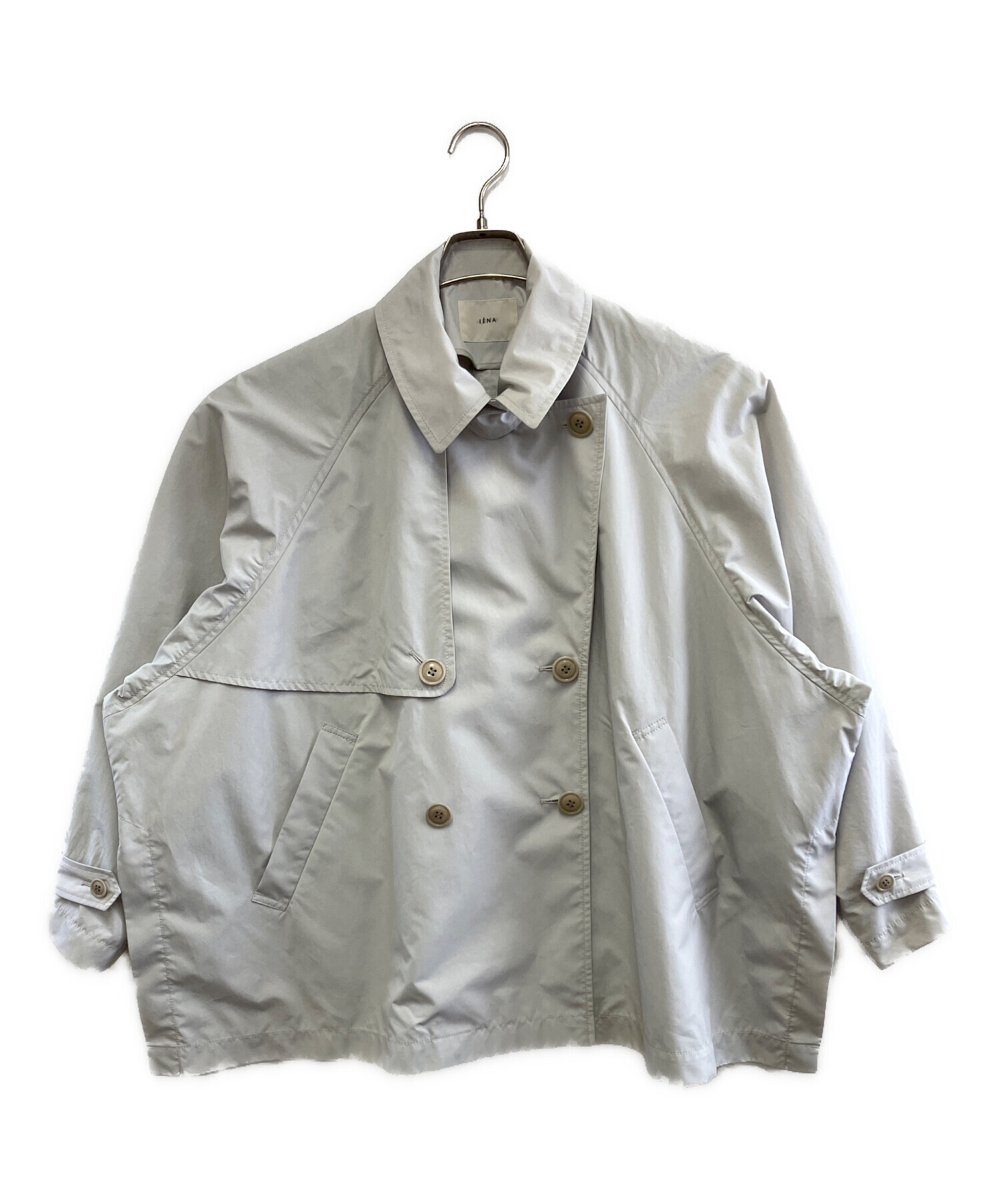 中古・古着通販】IENA (イエナ) ショートコート ライトグレー サイズ