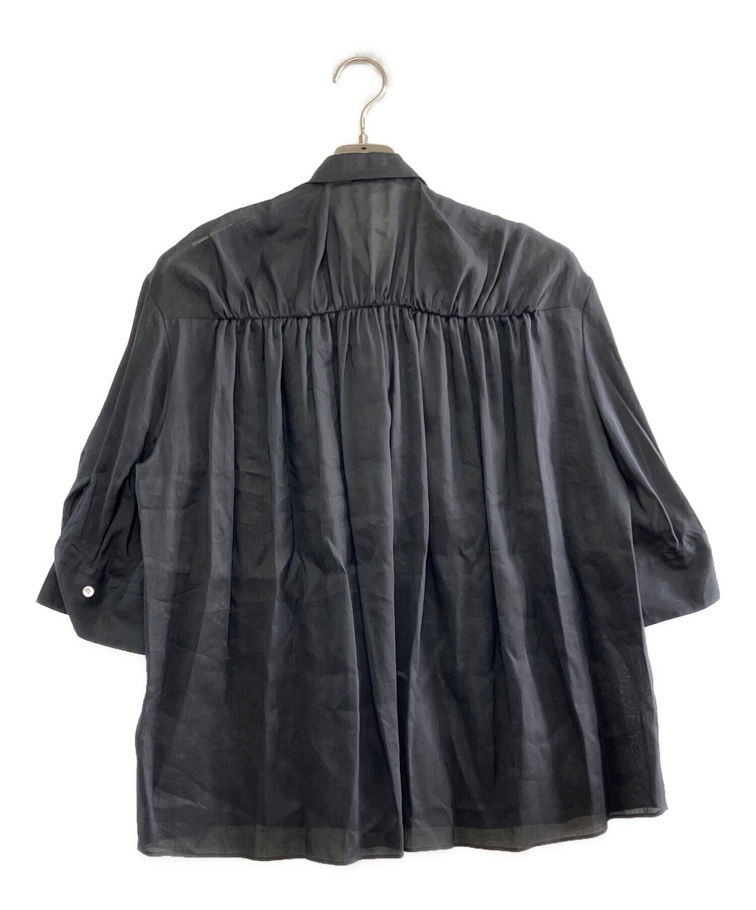 中古・古着通販】BALLSEY (ボールジィ) 半袖ブラウス ブラック サイズ