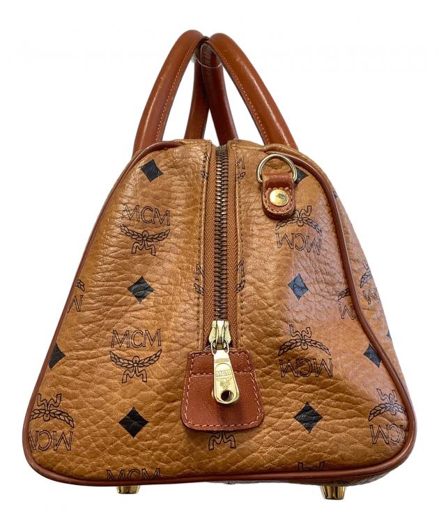 MCM 中古　ボストンバッグ 中古・古着通販】MCM (エムシーエム) ミニボストンバッグ ブラウン