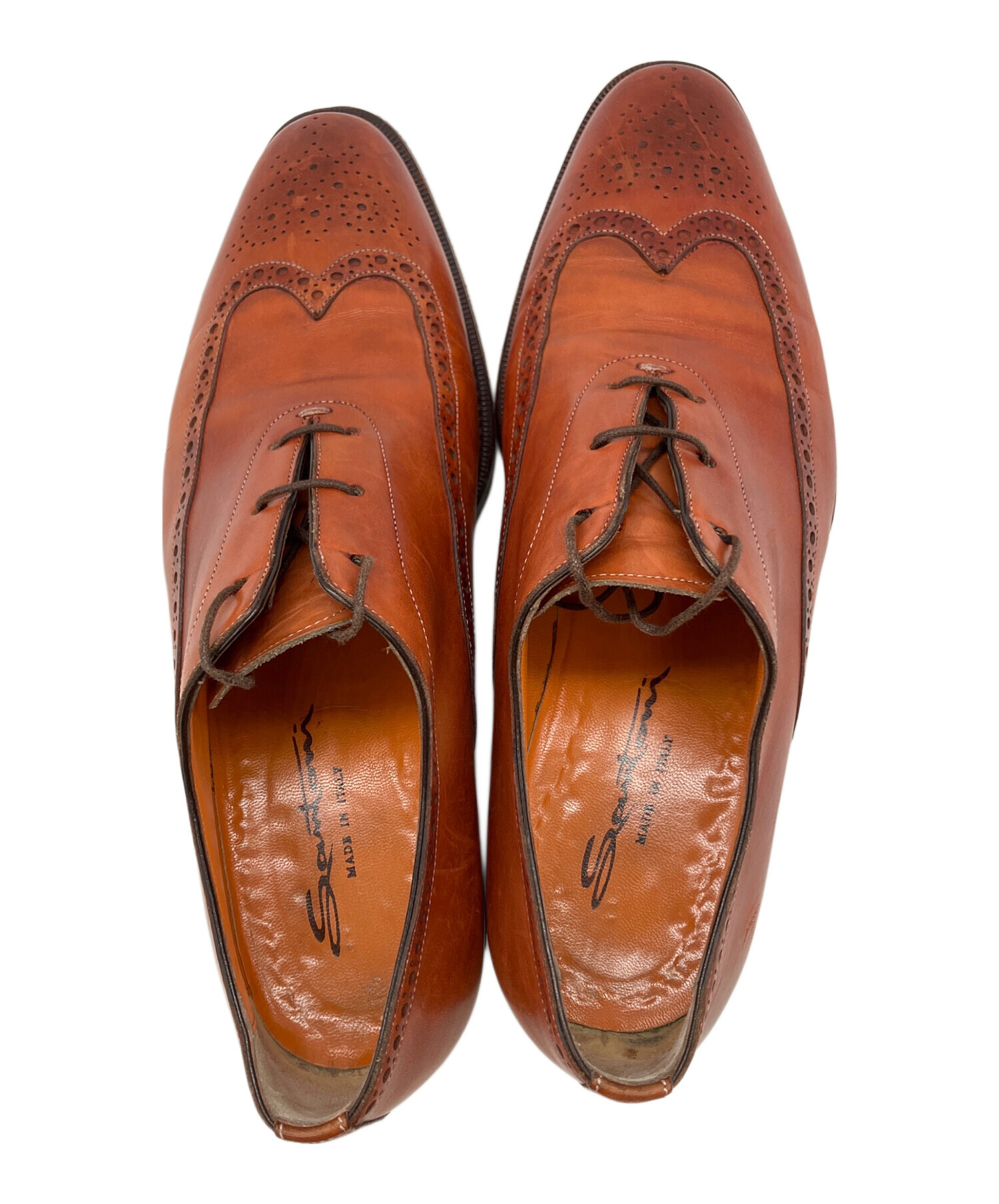 中古・古着通販】Santoni (サントーニ) レザーシューズ ブラウン