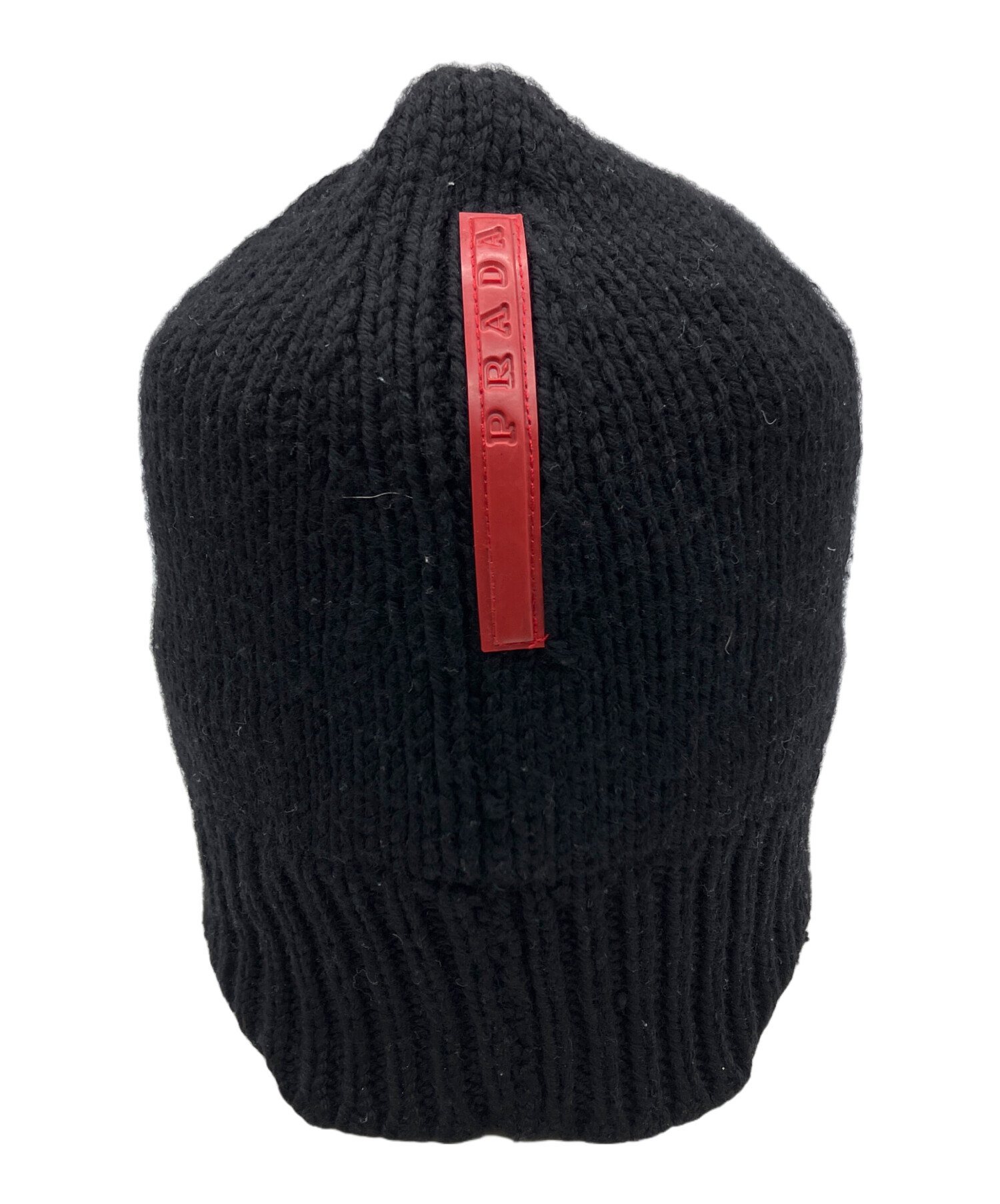 PRADASRORTS黒 ニット帽　赤タグ 中古・古着通販】PRADA SPORTS (プラダスポーツ) ニット帽 ブラック