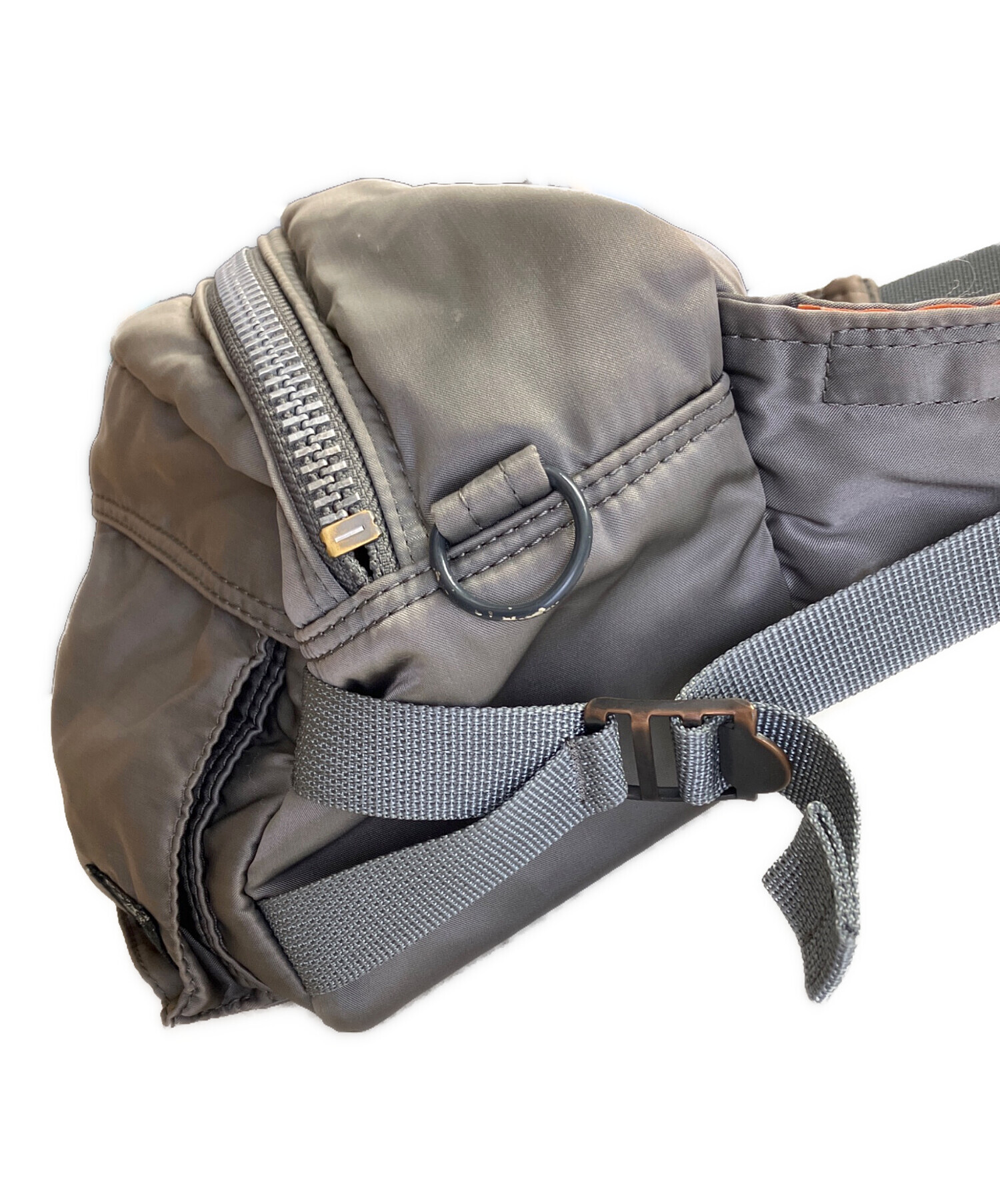 PORTER ボディバッグ グレー タグ付き 中古・古着通販】PORTER (ポーター) ボディーバッグ グレー｜ブランド