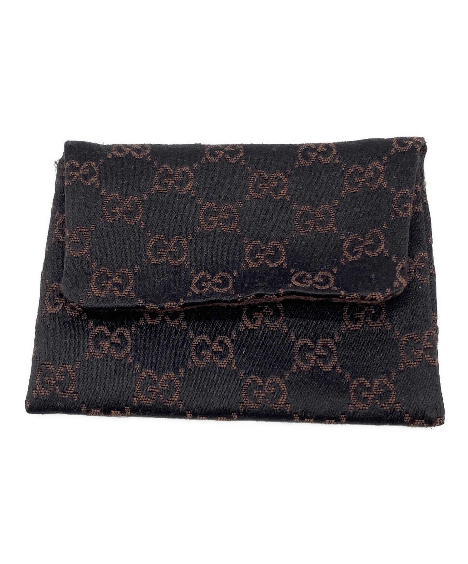 中古・古着通販】GUCCI (グッチ) レザーキーリング ブラック｜ブランド