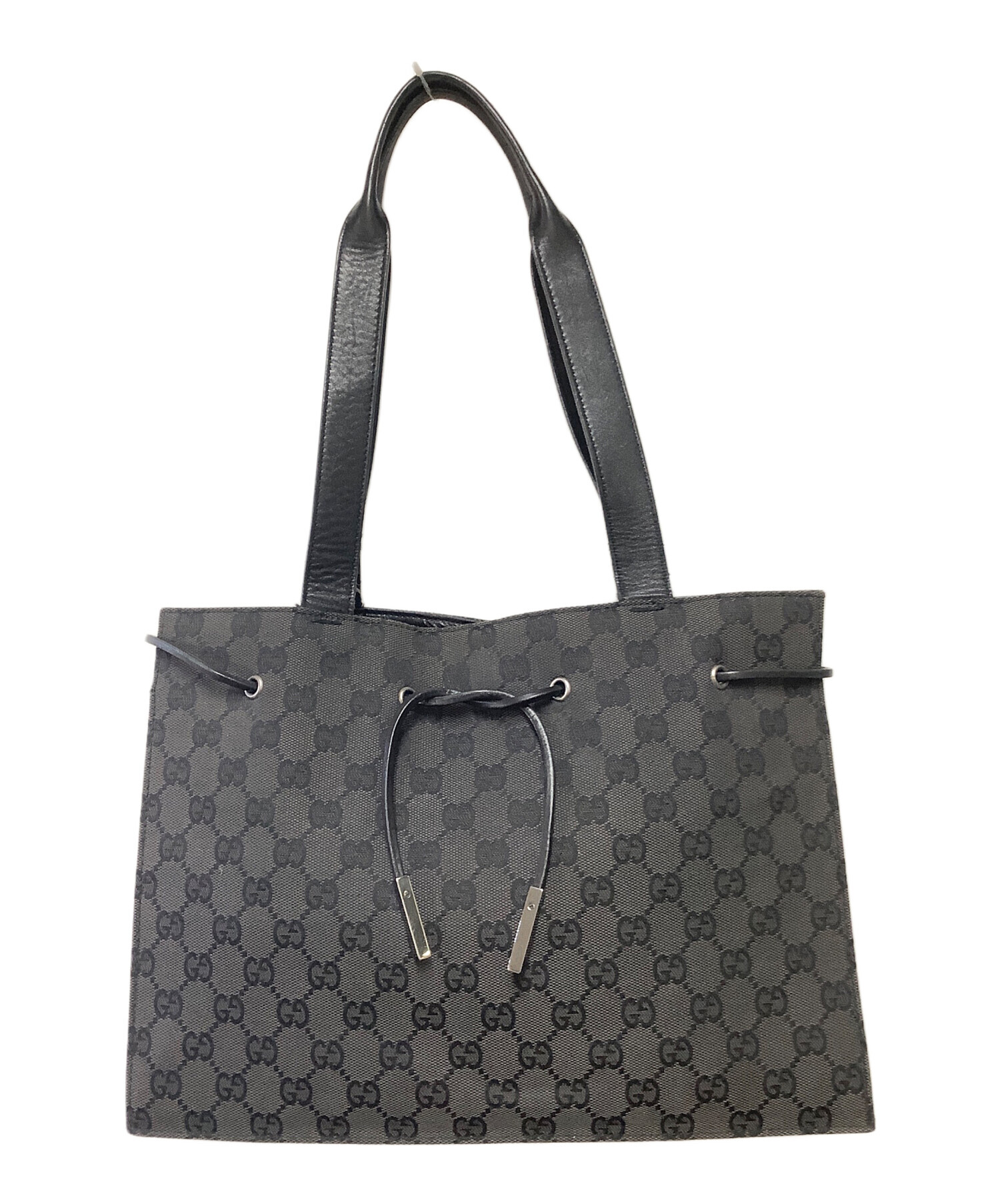 中古・古着通販】GUCCI (グッチ) ハンドバッグ ブラック｜ブランド 