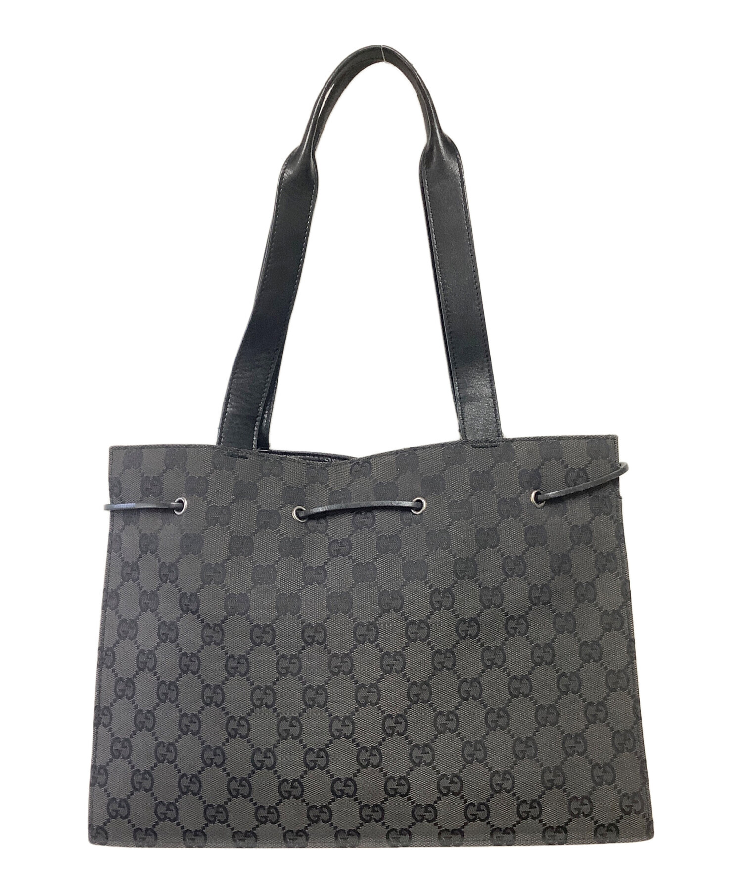 中古・古着通販】GUCCI (グッチ) ハンドバッグ ブラック｜ブランド