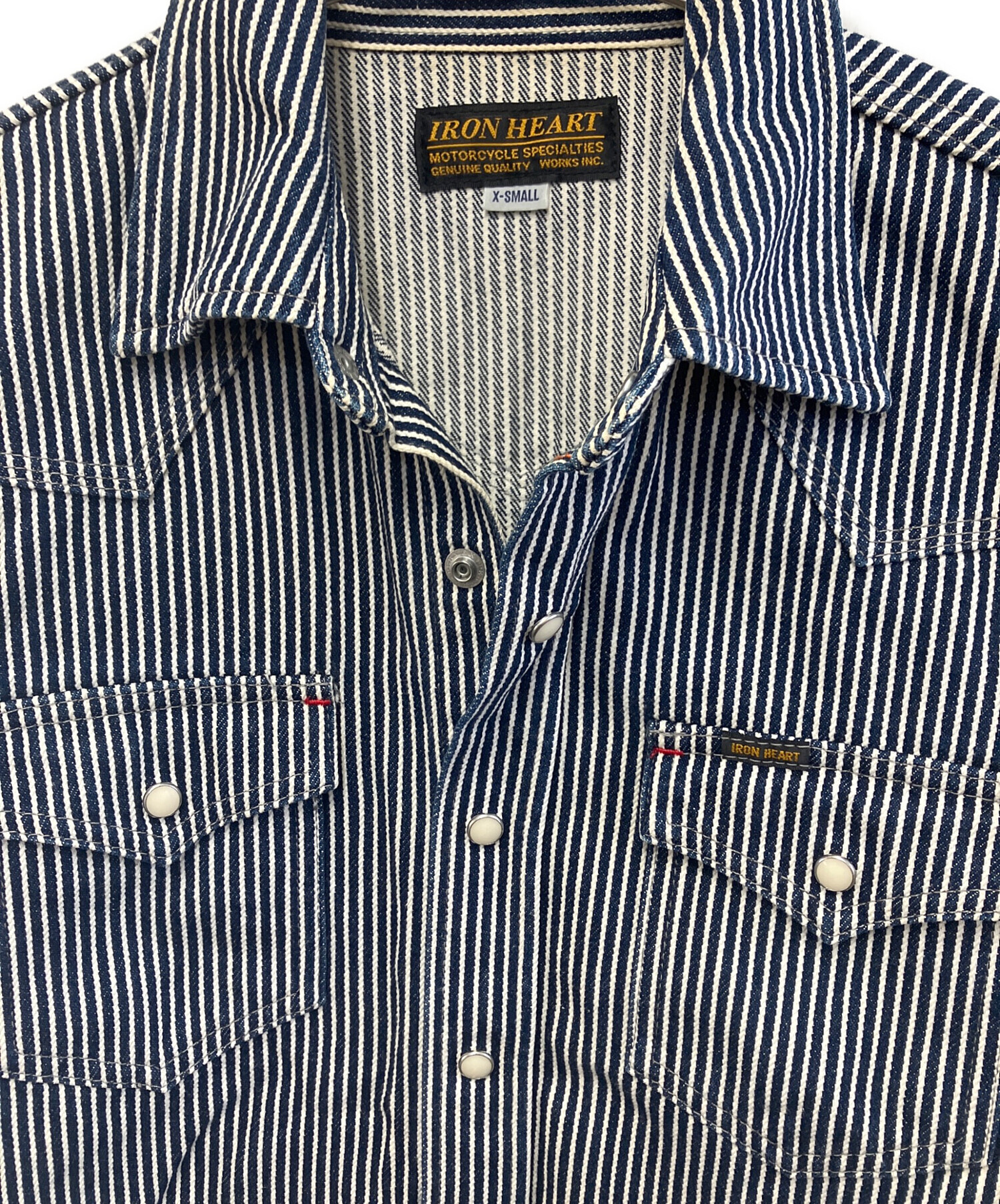 中古・古着通販】IRON HEART (アイアンハート) ヒッコリーウエスタン