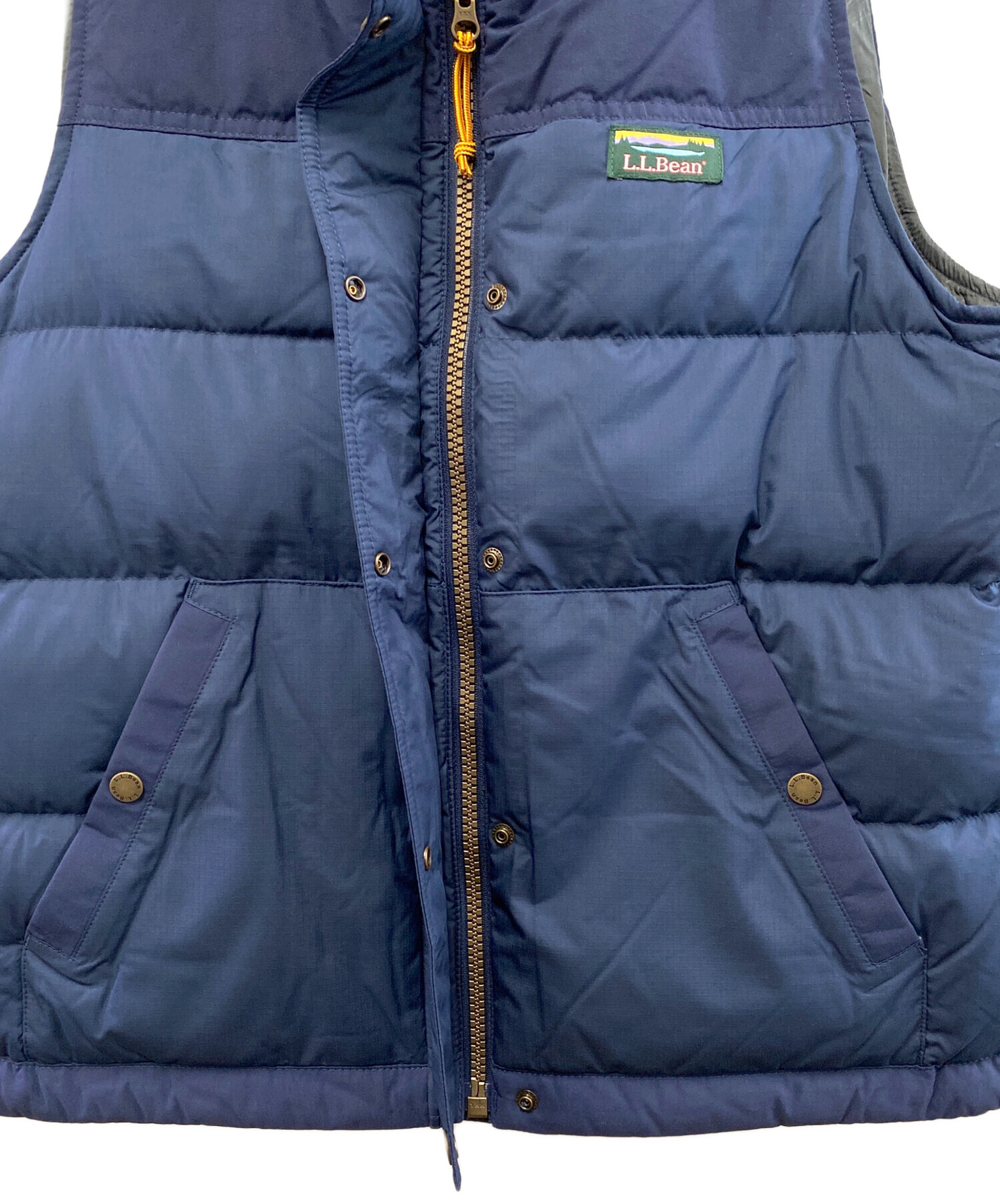 中古・古着通販】L.L.Bean (エルエルビーン) ダウンベスト ネイビー