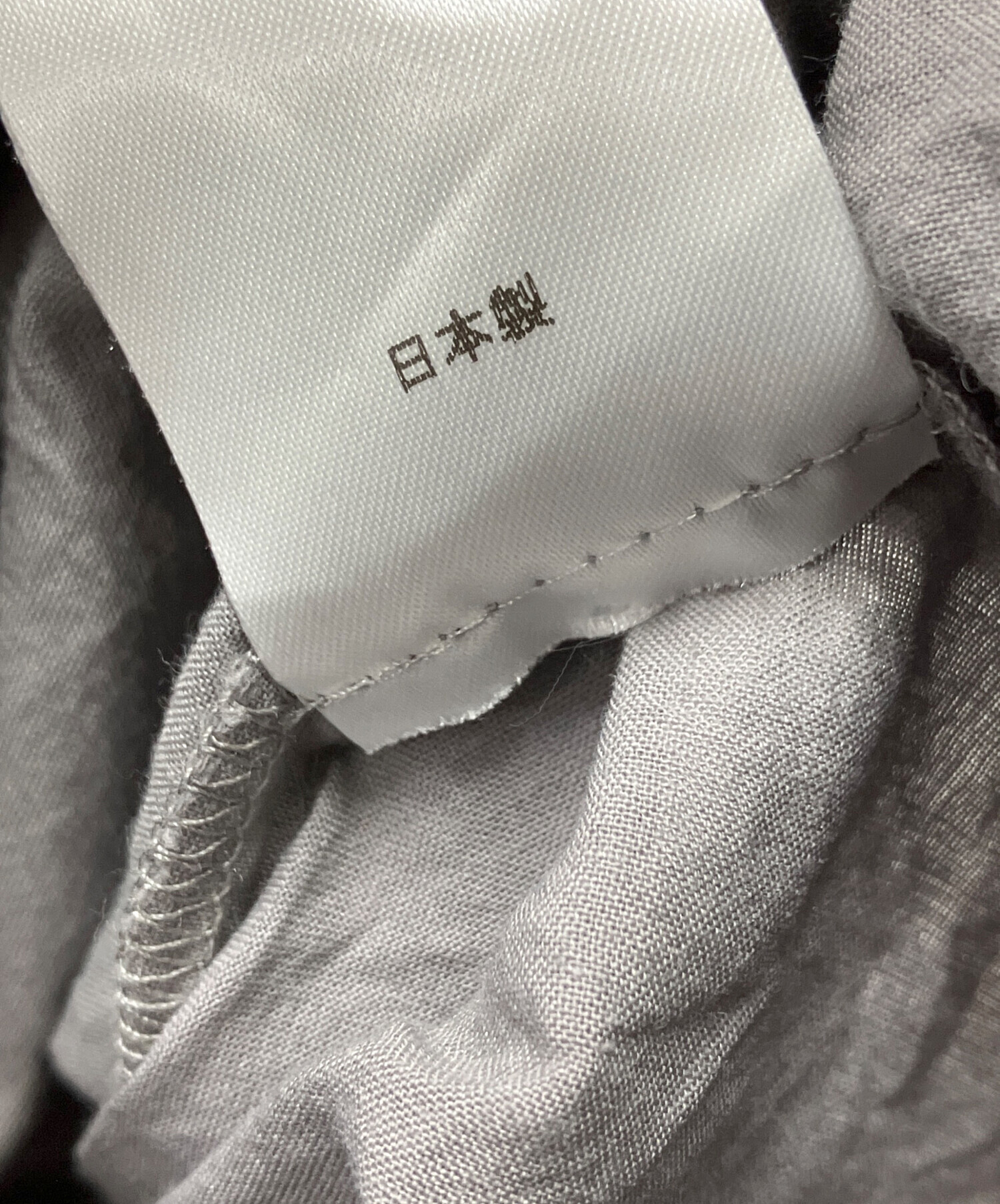 中古・古着通販】HAU (ハウ) 半袖ブラウス グレー サイズ:F｜ブランド 