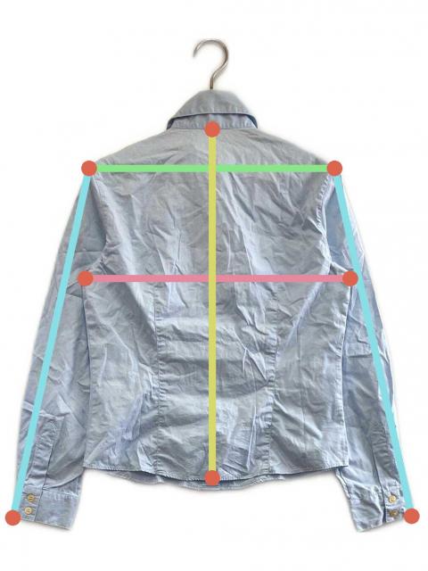中古・古着通販】LOUIS VUITTON (ルイ ヴィトン) 長袖シャツ ブルー
