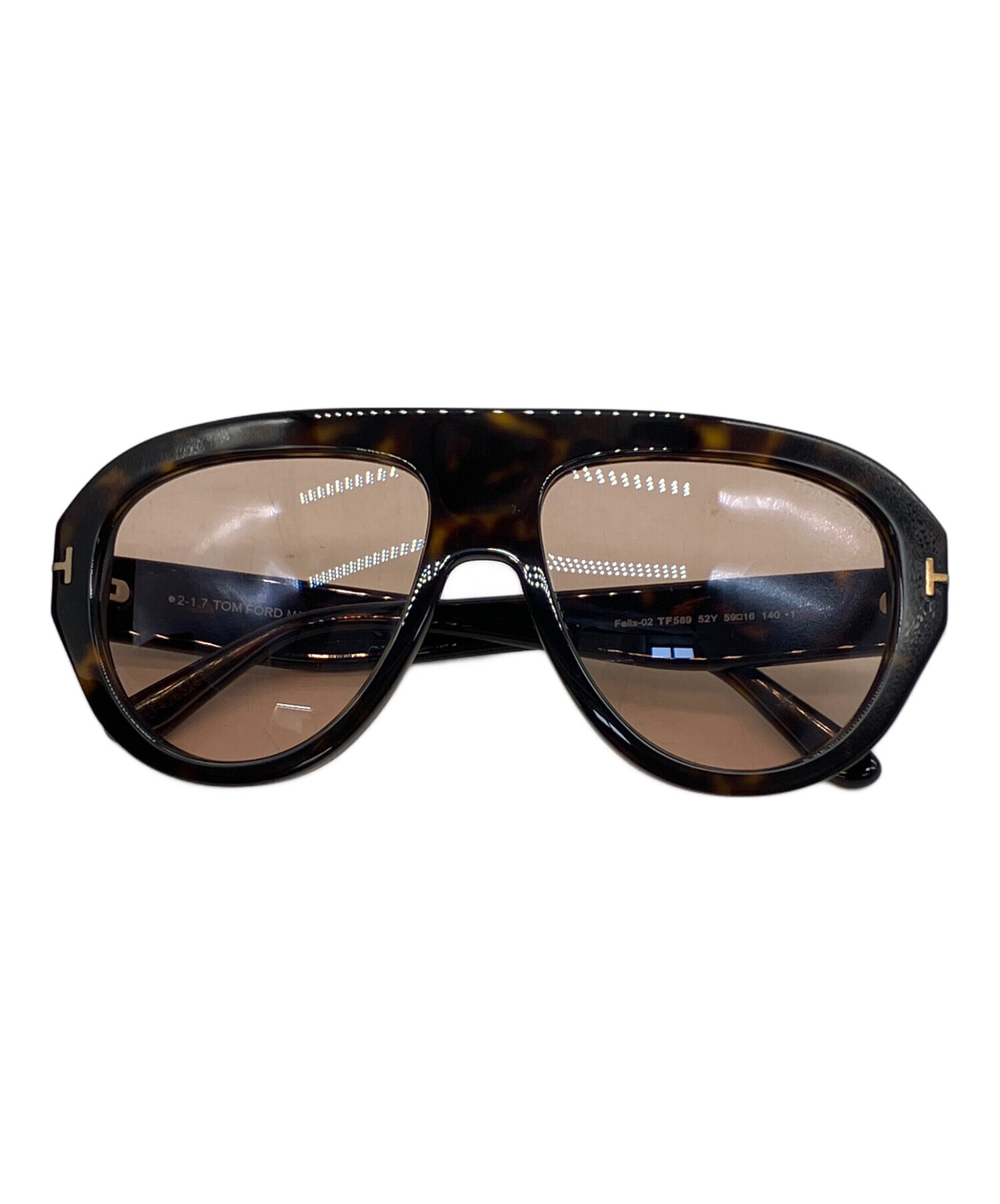 TOM FORD TF889-K サングラス ブラウン 中古・古着通販】TOM FORD (トムフォード) サングラス ブラウン