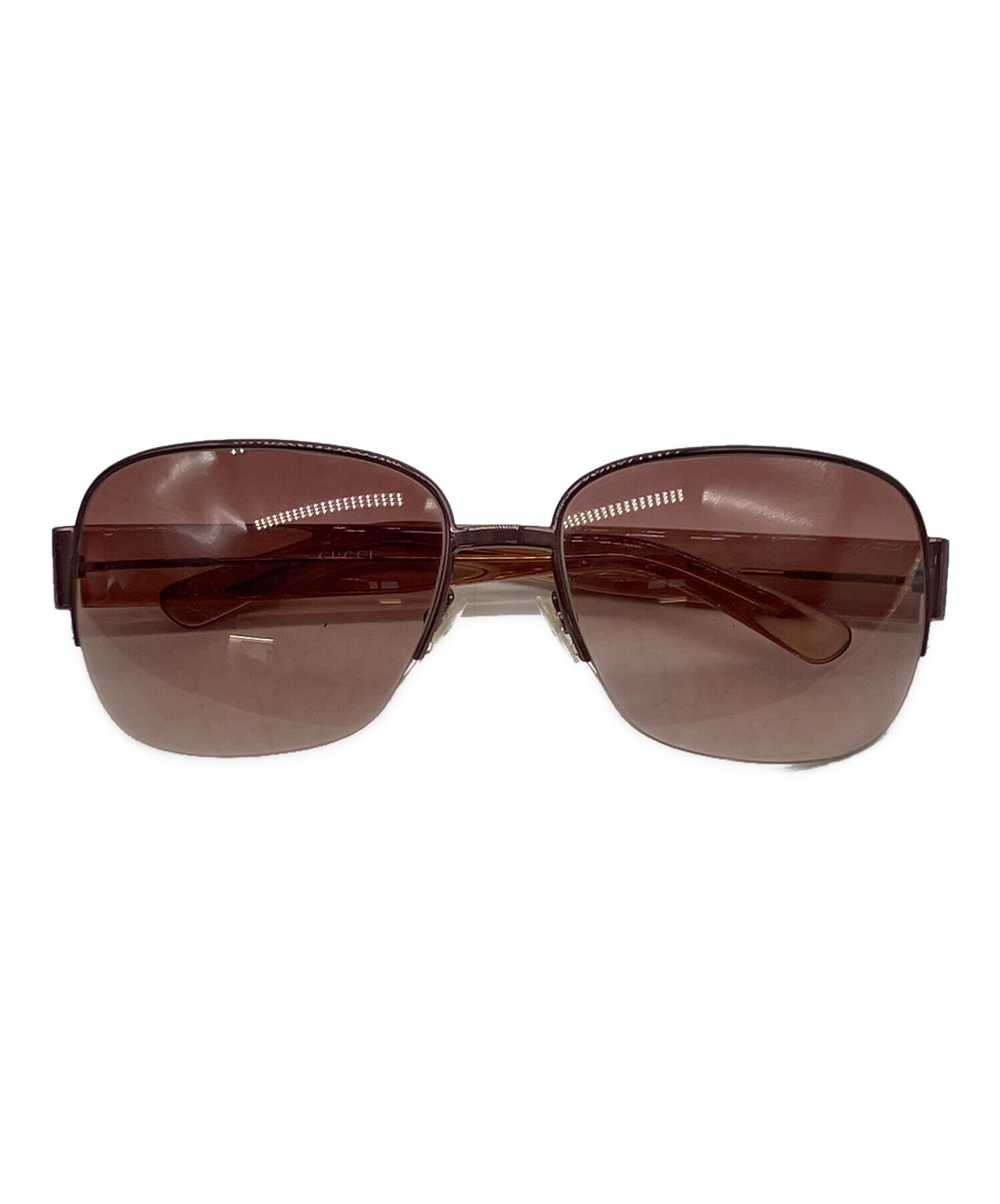 GUCCI サングラス ブラウン系 中古・古着通販】GUCCI (グッチ) サングラス ブラウン サイズ:SIZE 59