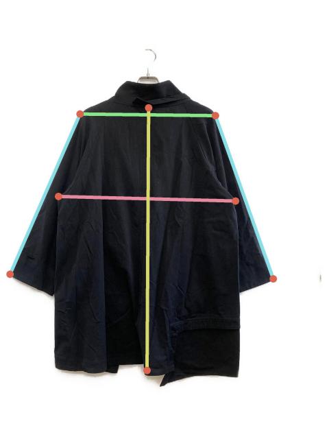 ☆moyuru ブラック コート☆ 中古・古着通販】MOYURU (モユル) コート ブラック サイズ:M~L