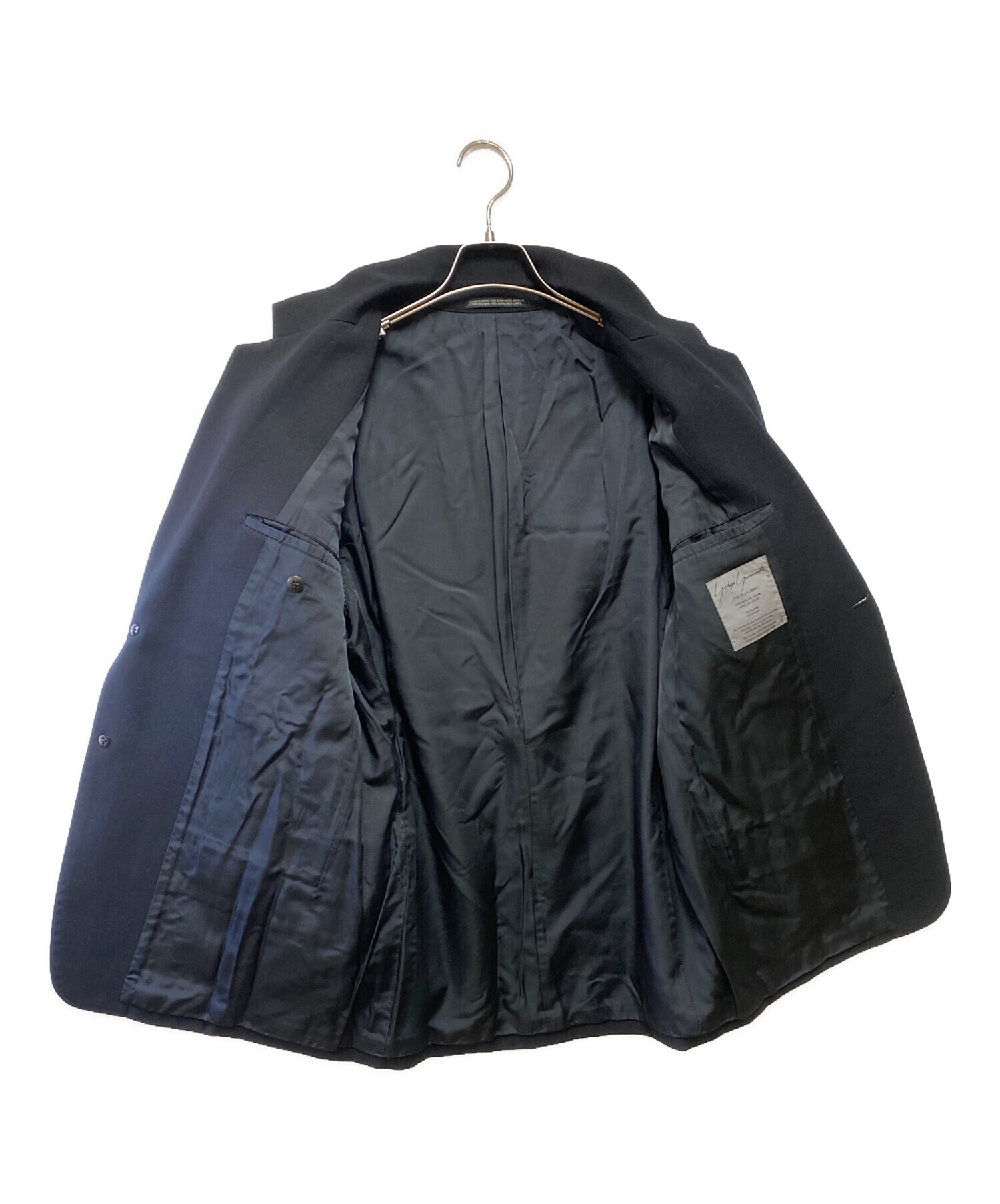 s*o様 Yohji Yamamoto noirテーラードジャケット ブラック 中古・古着通販】YOHJI YAMAMOTO (ヨウジヤマモト) テーラード