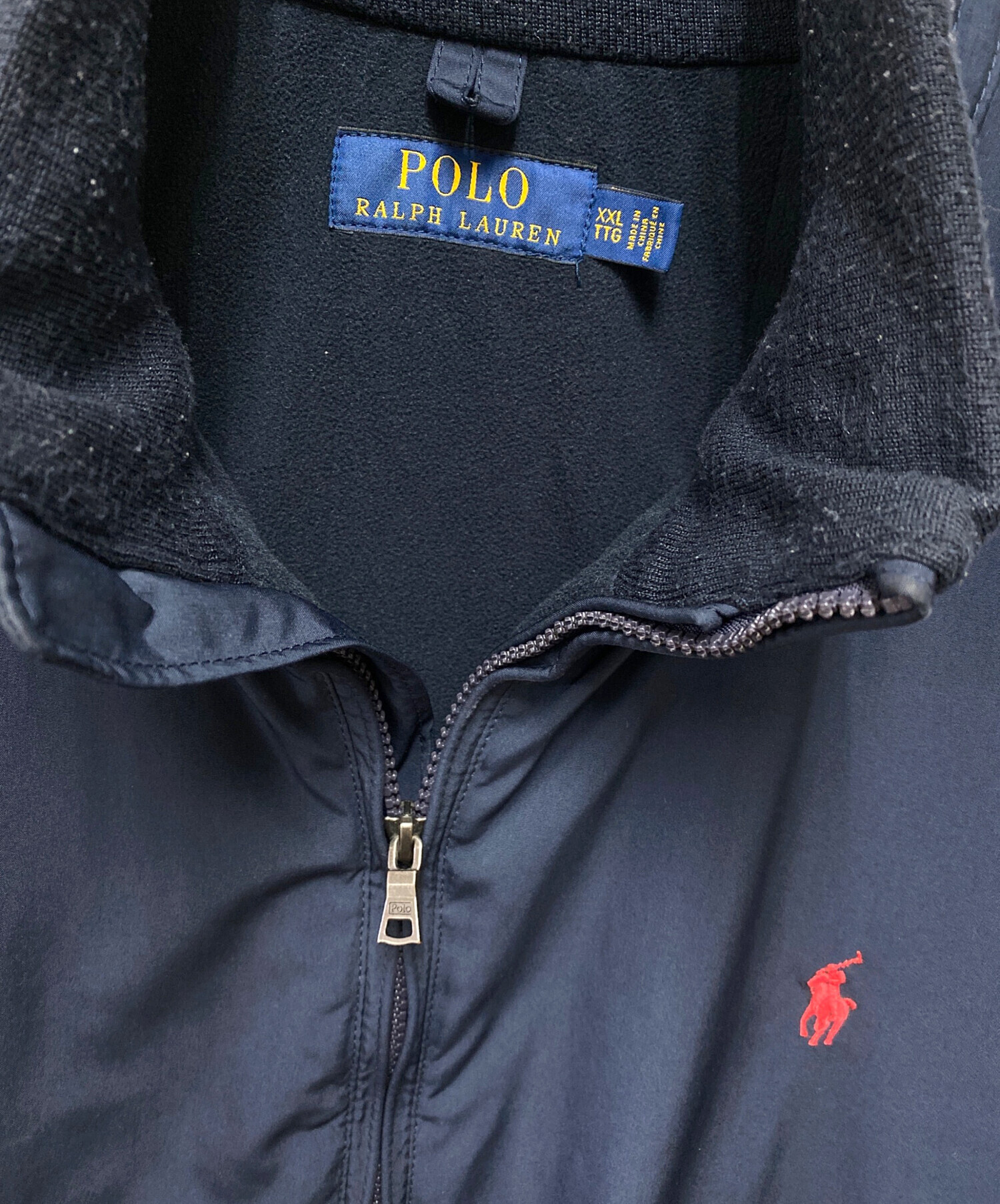 人気ブランドPOLO RALPH LAURENのネイビー ブルゾンです！ 中古・古着通販】POLO RALPH LAUREN (ポロ・ラルフローレン) ブルゾン