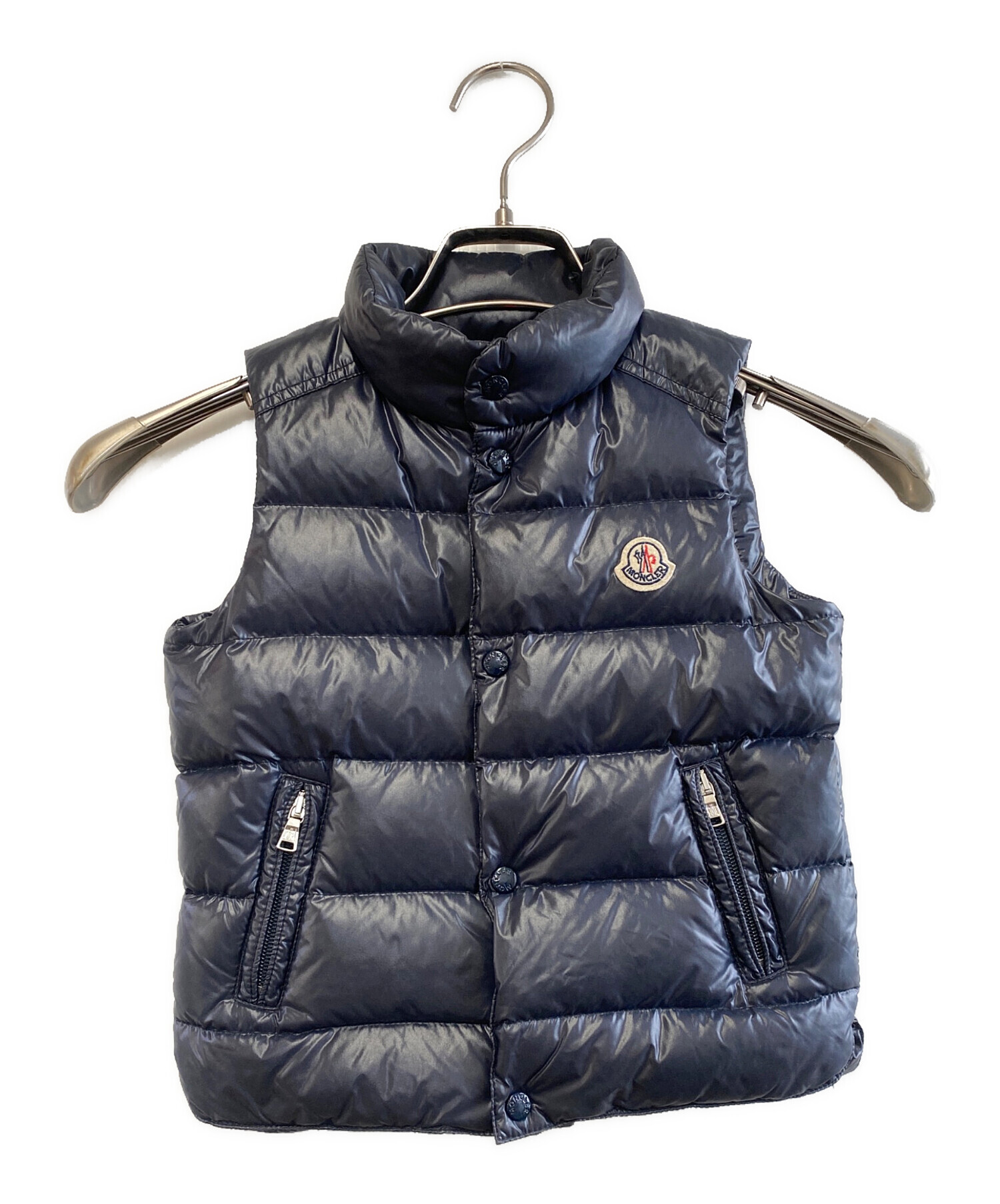 モンクレール　MONCLER ダウンベスト 正規品 ネイビー　レア 中古・古着通販】MONCLER (モンクレール) ダウンベスト ネイビー
