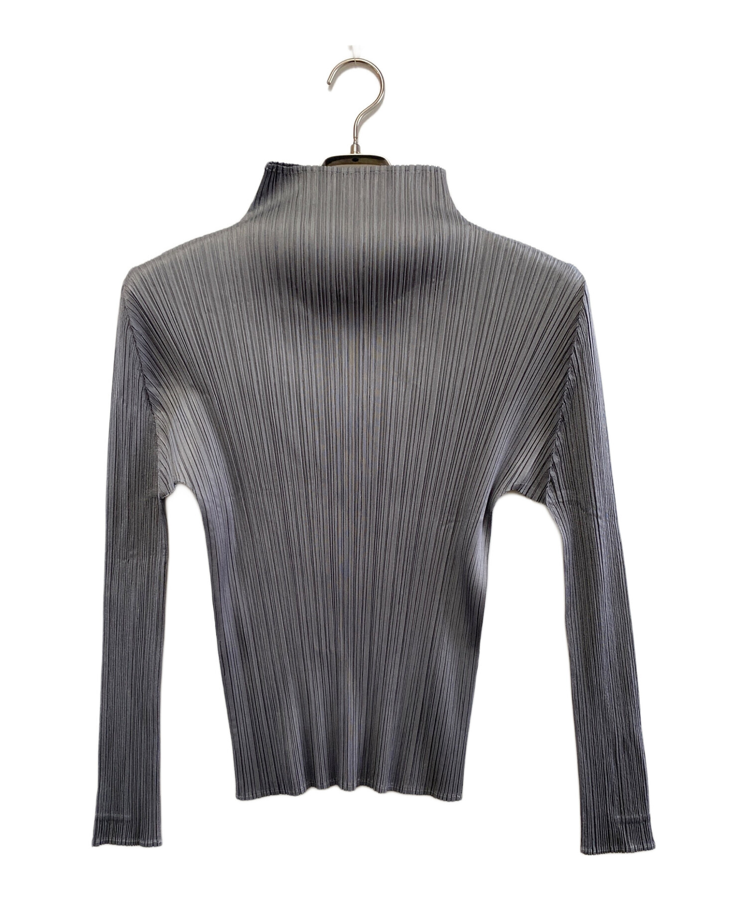 美品✨PLEATS PLEASE プリーツ　長袖　グレー　カットソー 中古・古着通販】PLEATS PLEASE (プリーツプリーズ) 長袖カットソー