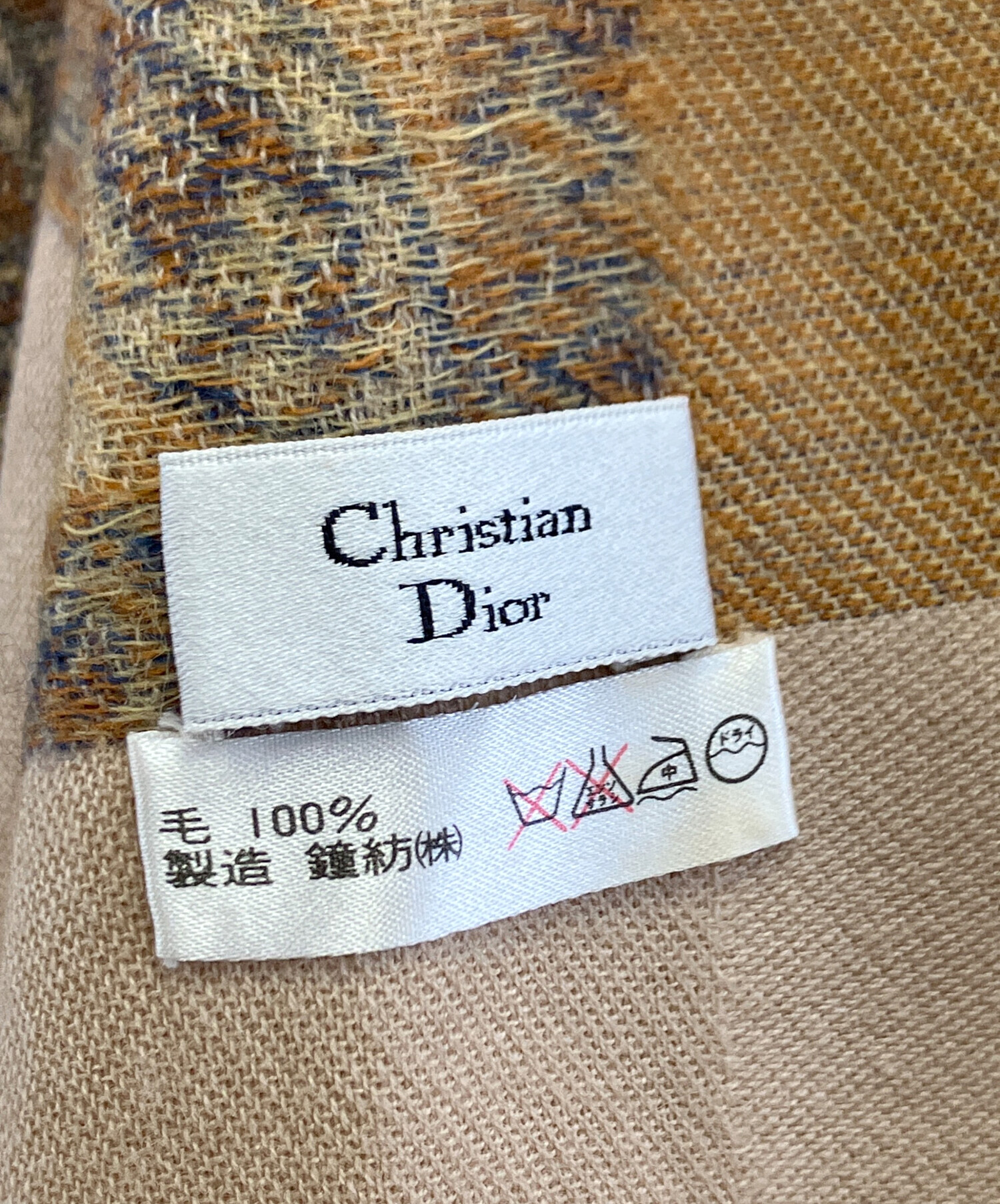 未使用☆Christian Dior　大判ストール 中古・古着通販】Christian Dior (クリスチャン ディオール) 大判
