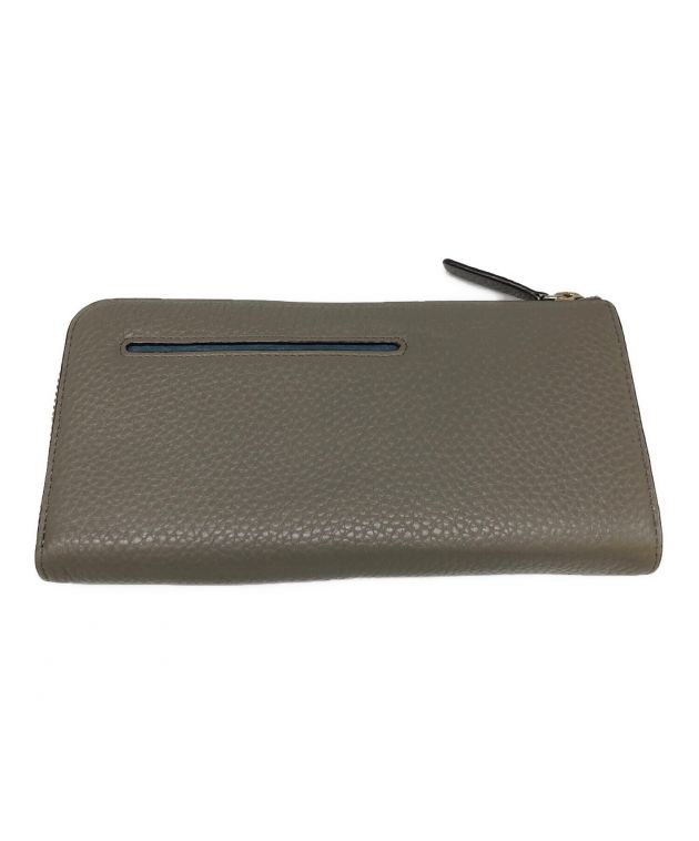 中古・古着通販】PELLE BORSA (ペレボルサ) 長財布 グレー｜ブランド