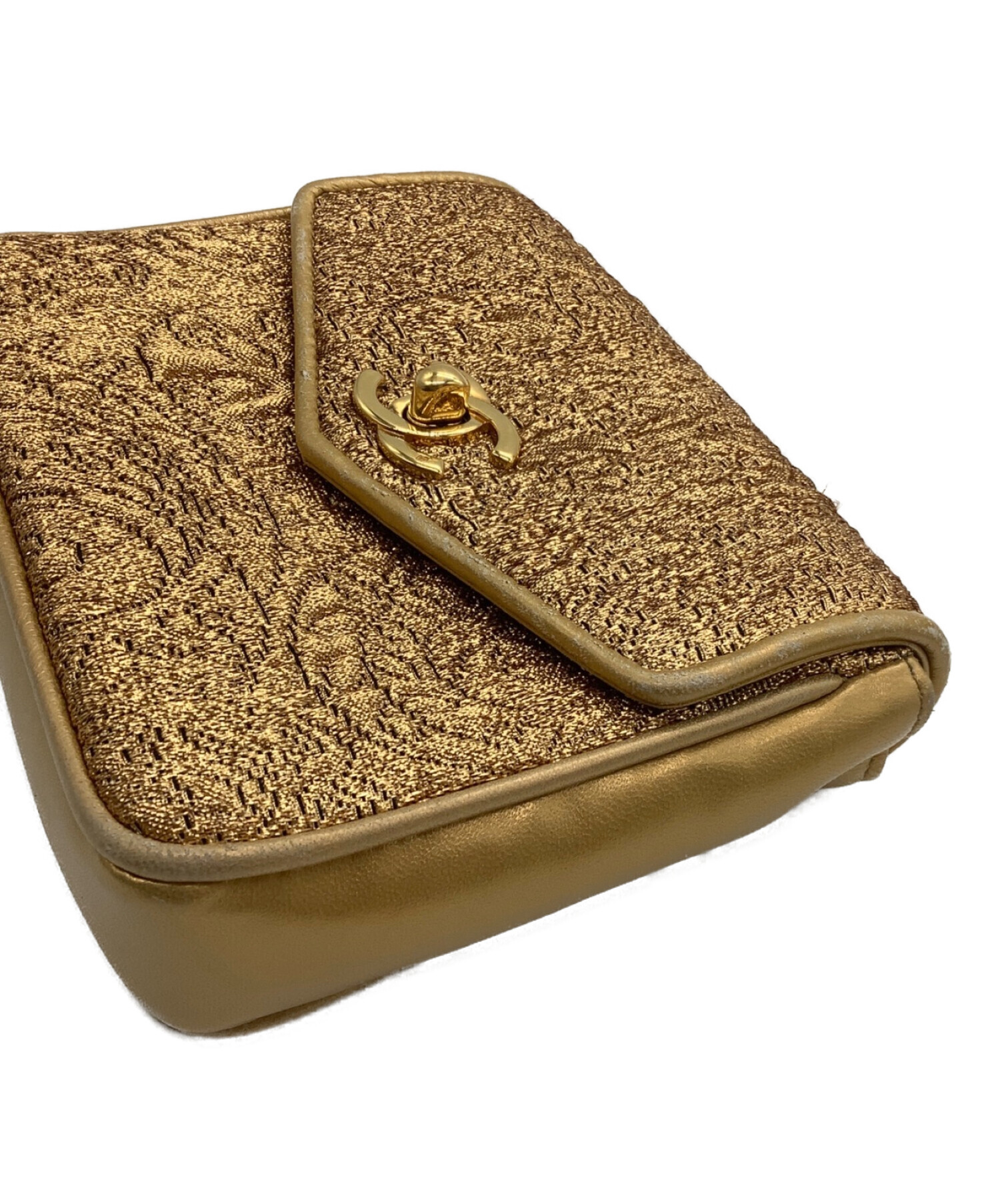 中古・古着通販】CHANEL (シャネル) 西陣織 ココマークウエストポーチ