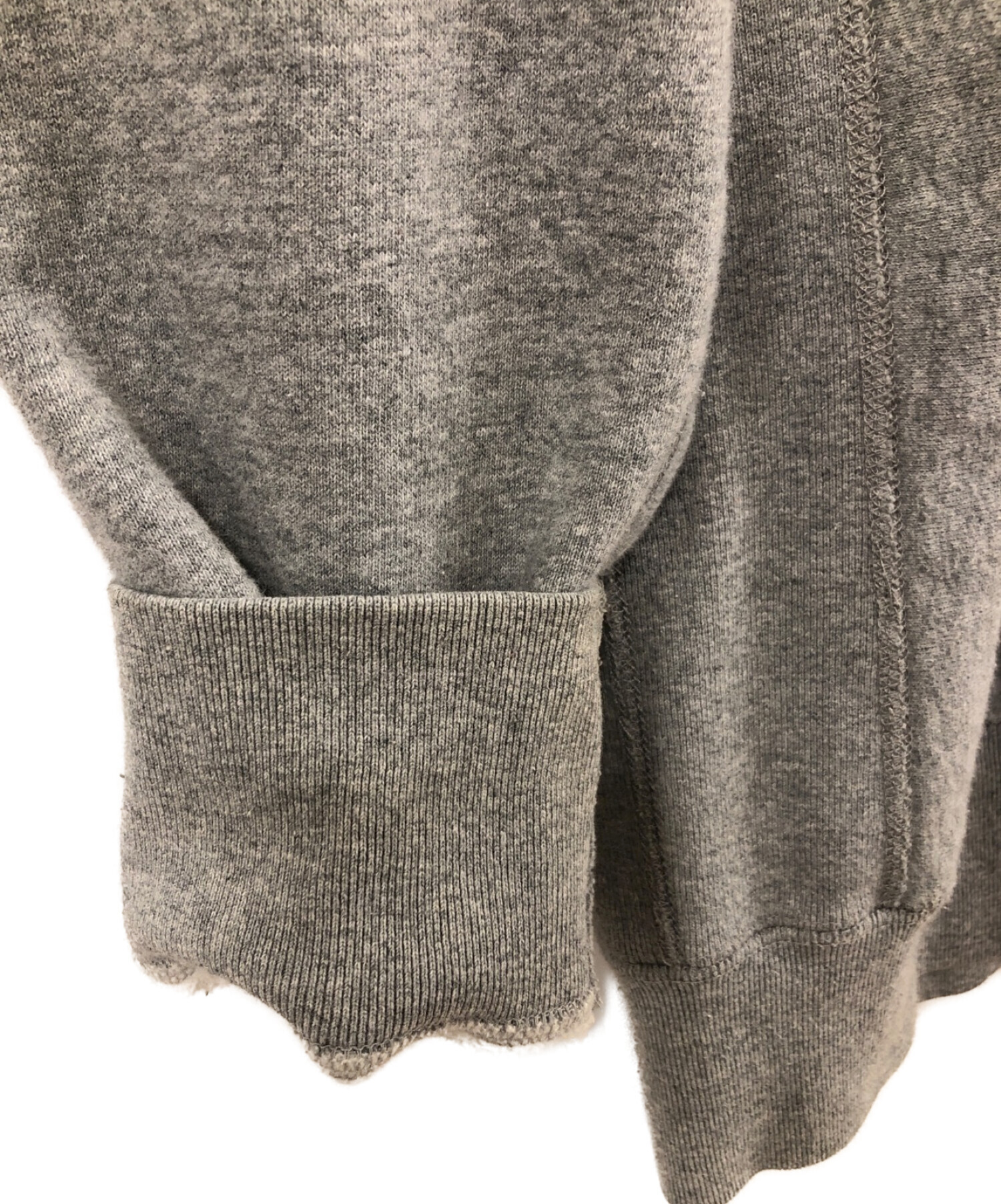 中古・古着通販】FTC (エフティーシー) 裏起毛ロゴスウェット グレー