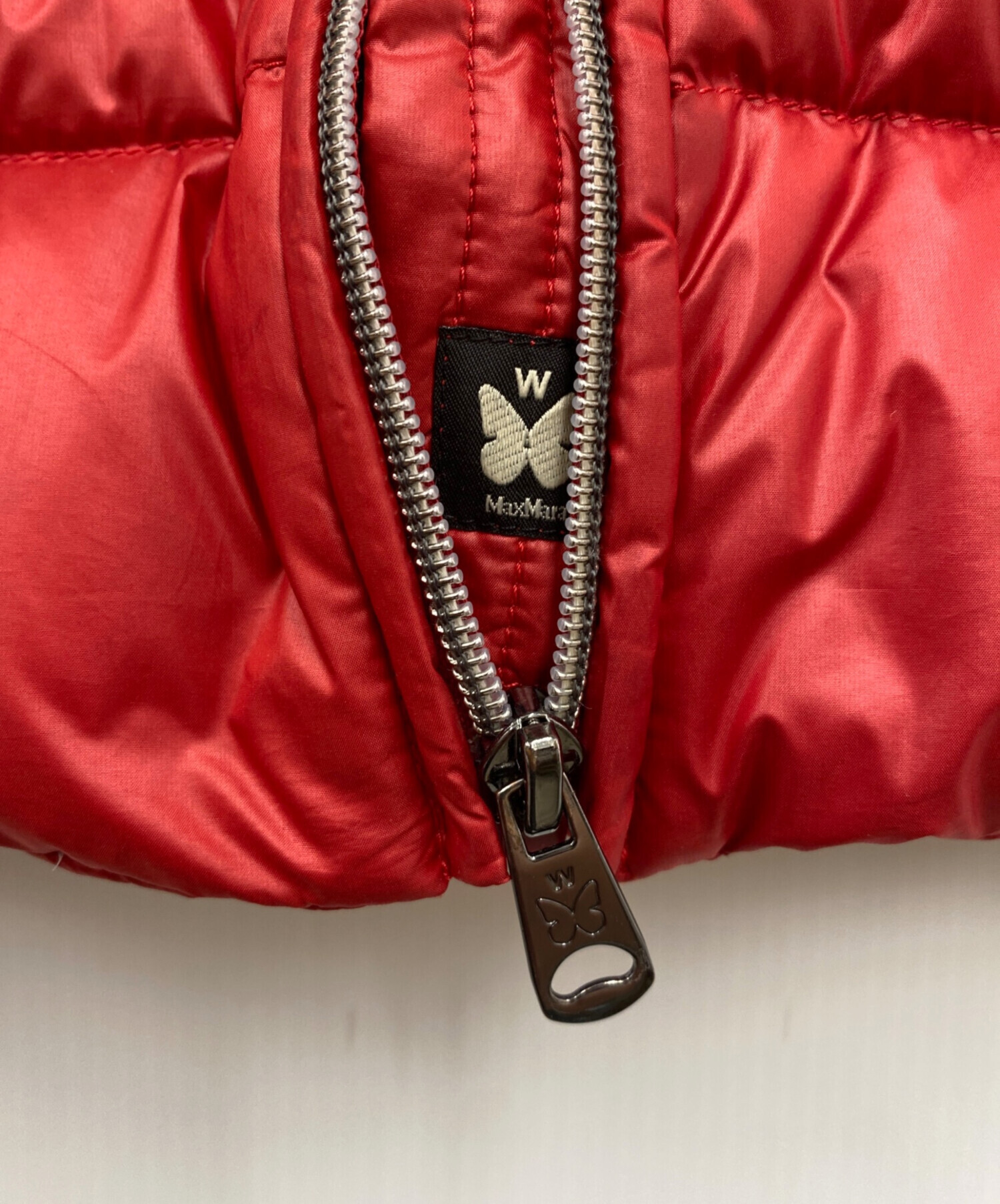 中古・古着通販】MaxMara (マックスマーラ) ダウンジャケット レッド 