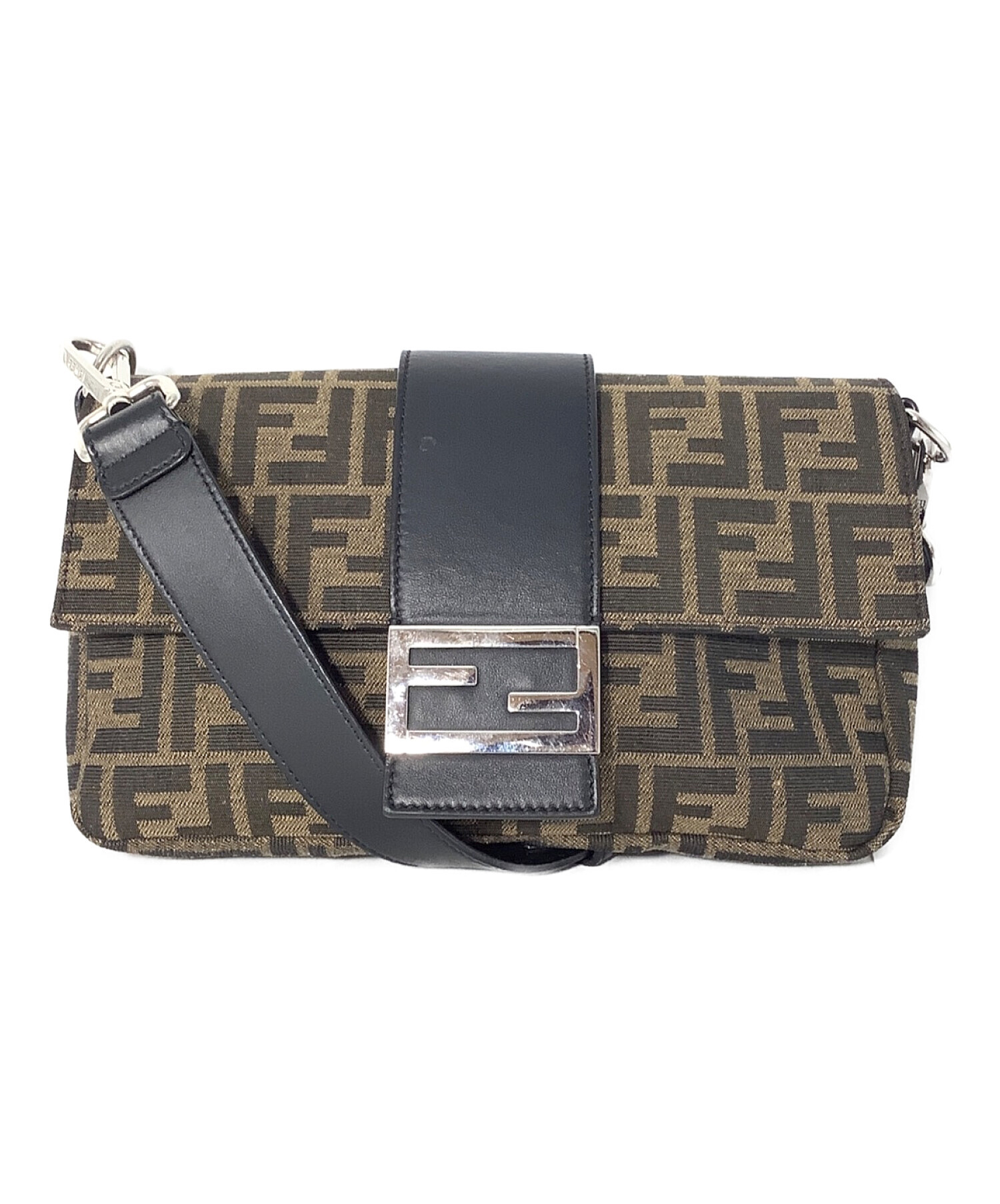 中古・古着通販】FENDI (フェンディ) ショルダーバッグ ブラウン  
