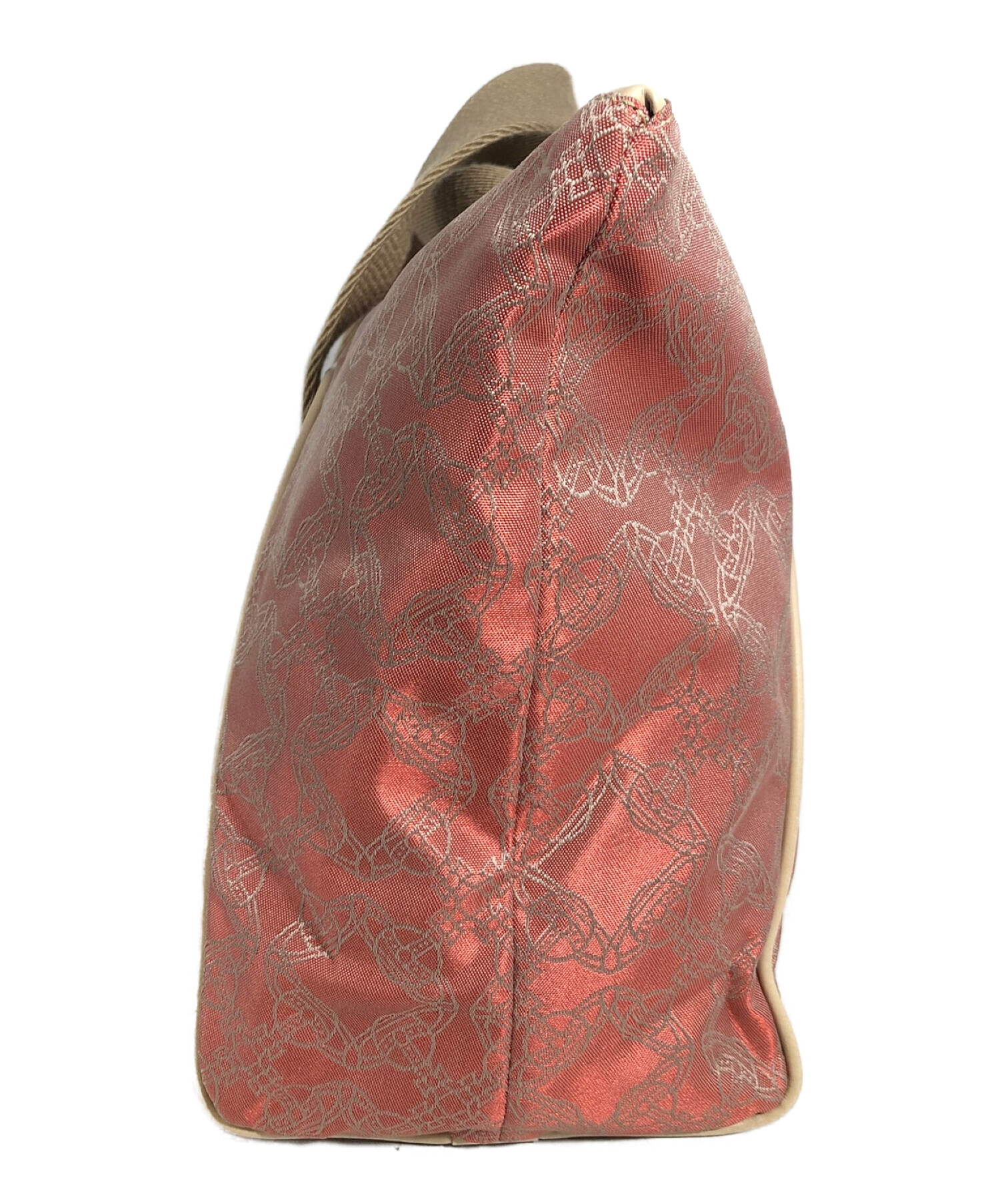 Vivienne Westwood ハンドバッグ レッド オーブ柄 中古・古着通販】Vivienne Westwood (ヴィヴィアンウエストウッド