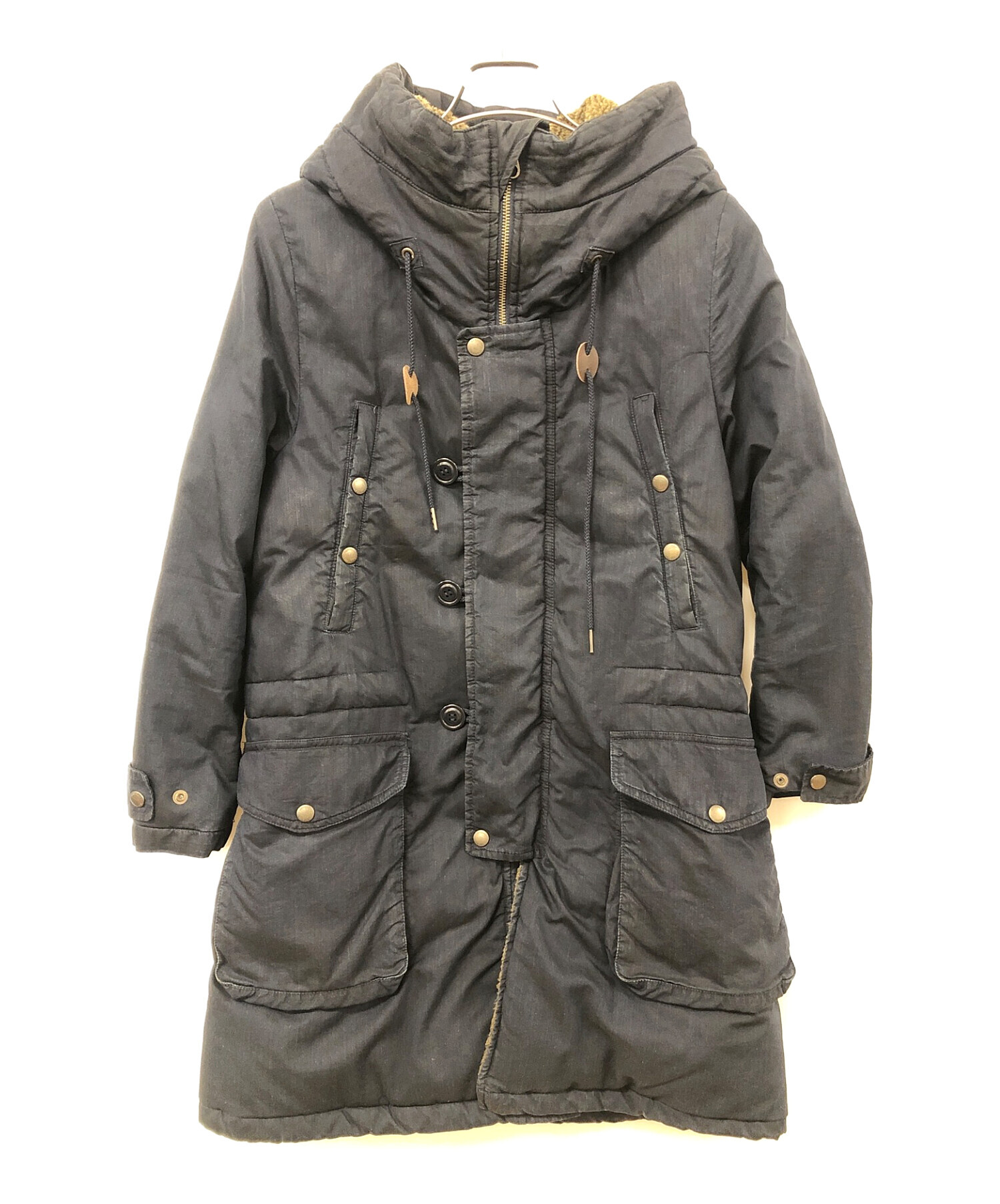 中古・古着通販】JOHNBULL (ジョンブル) モッズコート ネイビー サイズ