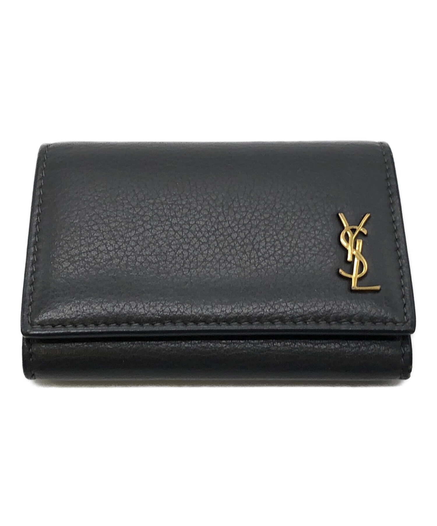 サンローラン　SAINT LAURENT　６連キーケース(ブラック×ゴールド) SAINT LAURENT PARIS サンローランパリ 6連 キーケース キーフック