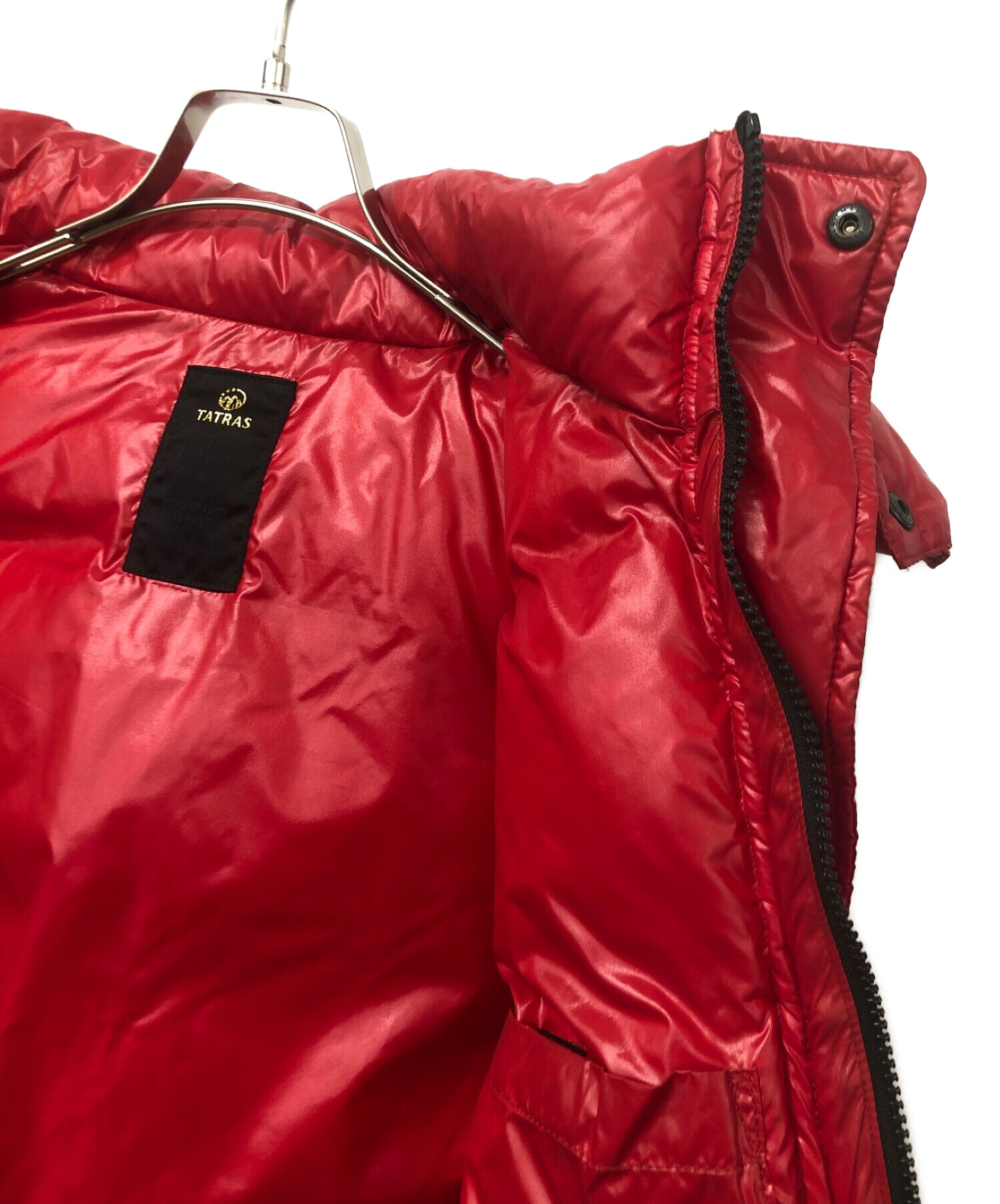 中古・古着通販】TATRAS (タトラス) ダウンベスト レッド サイズ