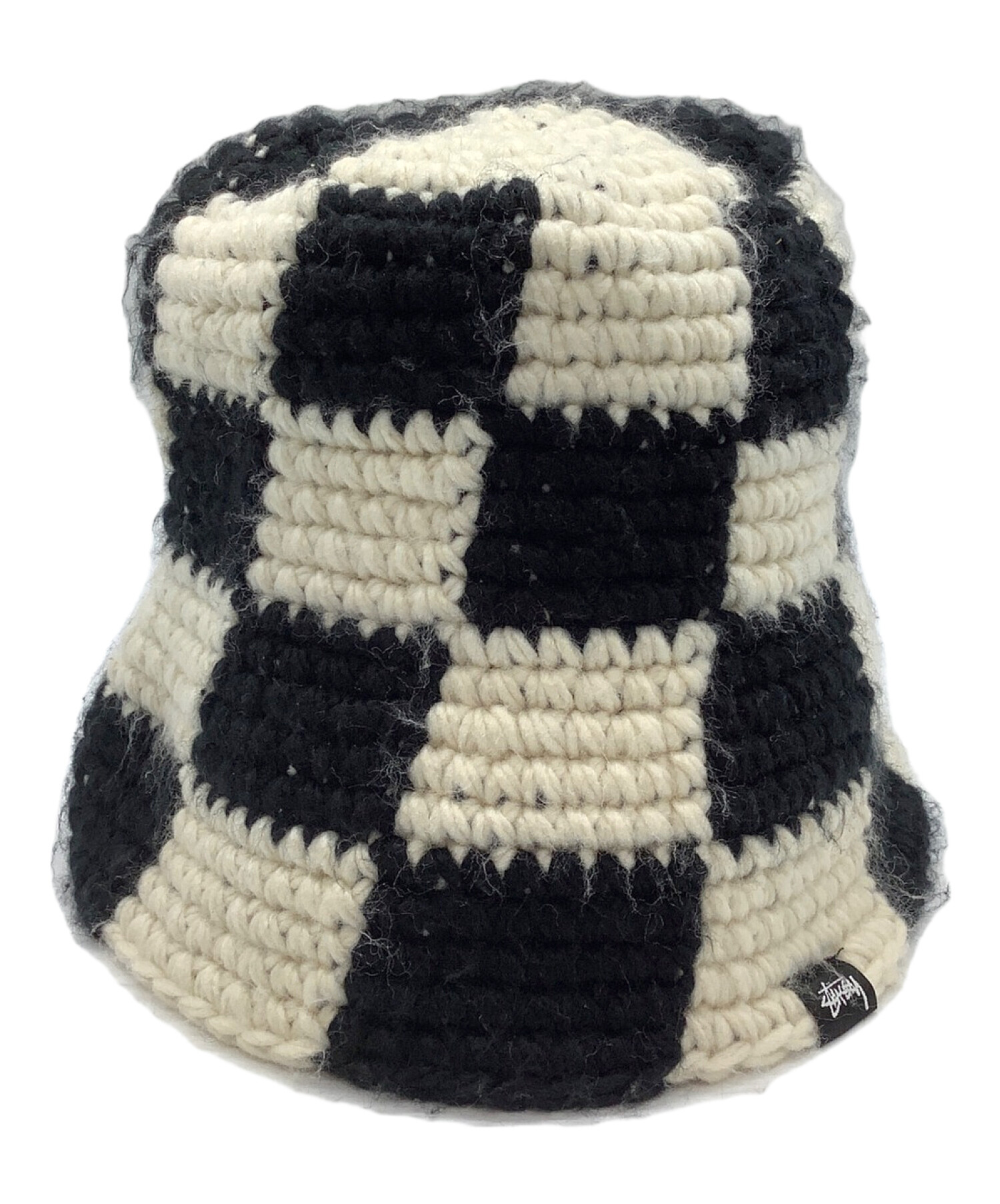 中古・古着通販】stussy (ステューシー) Checker Knit Bucket Hat