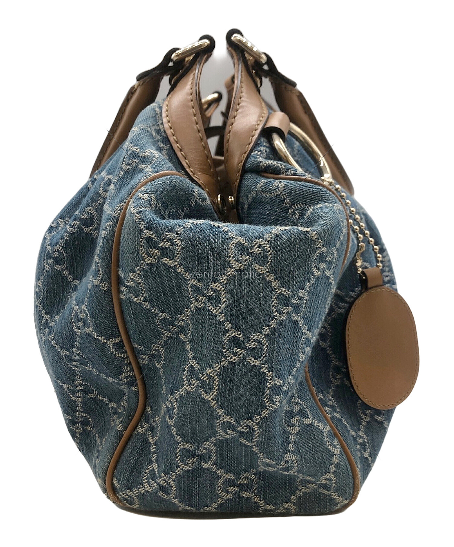 中古・古着通販】GUCCI (グッチ) GGデニムハンドバッグ スーキー