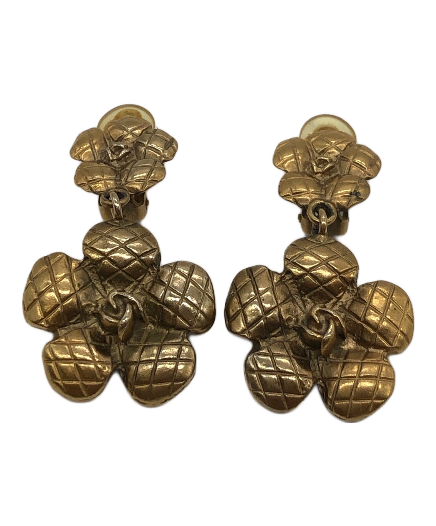 CHANEL カメリア ヴィンテージ イヤリング 【公式通販】