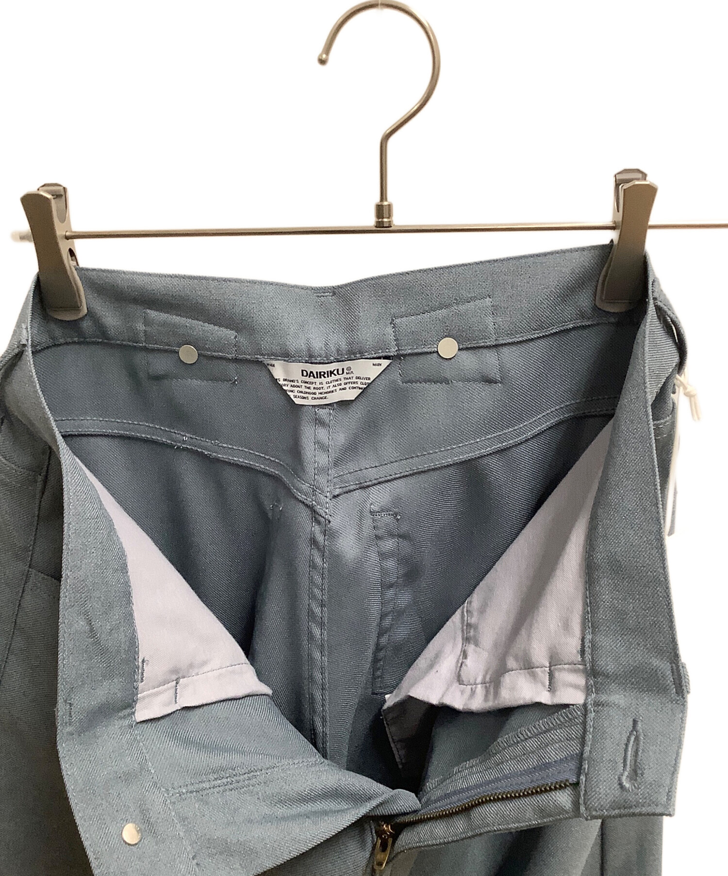 Dairiku 22ss Slim Flasher Pressed Pants DAIRIKU slim Flasher