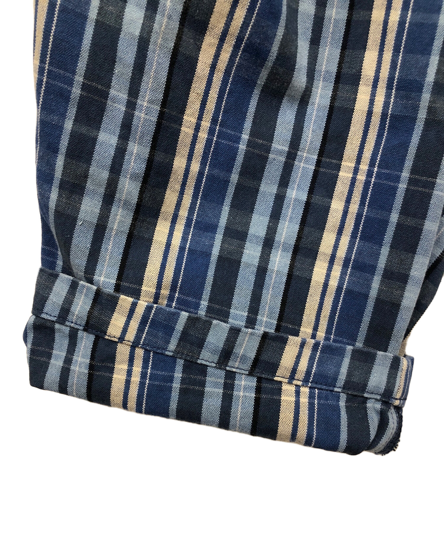 中古・古着通販】KAPITAL (キャピタル) シモキタ7分丈パンツ ブルー