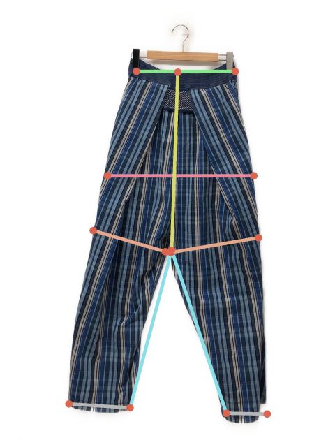 中古・古着通販】KAPITAL (キャピタル) シモキタ7分丈パンツ ブルー