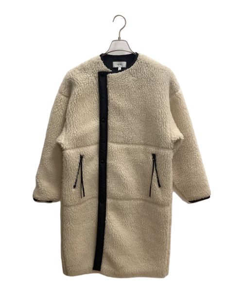 中古・古着通販】HYKE (ハイク) FAUX SHEARLING COAT ベージュ サイズ  