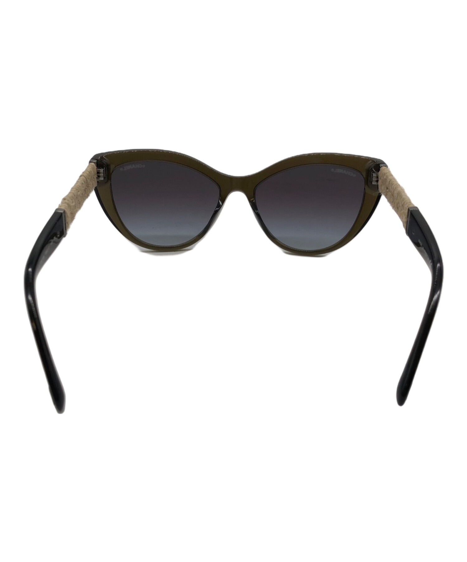 CHANEL ブラウン キャットアイ サングラス　現行品 中古・古着通販】CHANEL (シャネル) キャットアイサングラス ブラウン