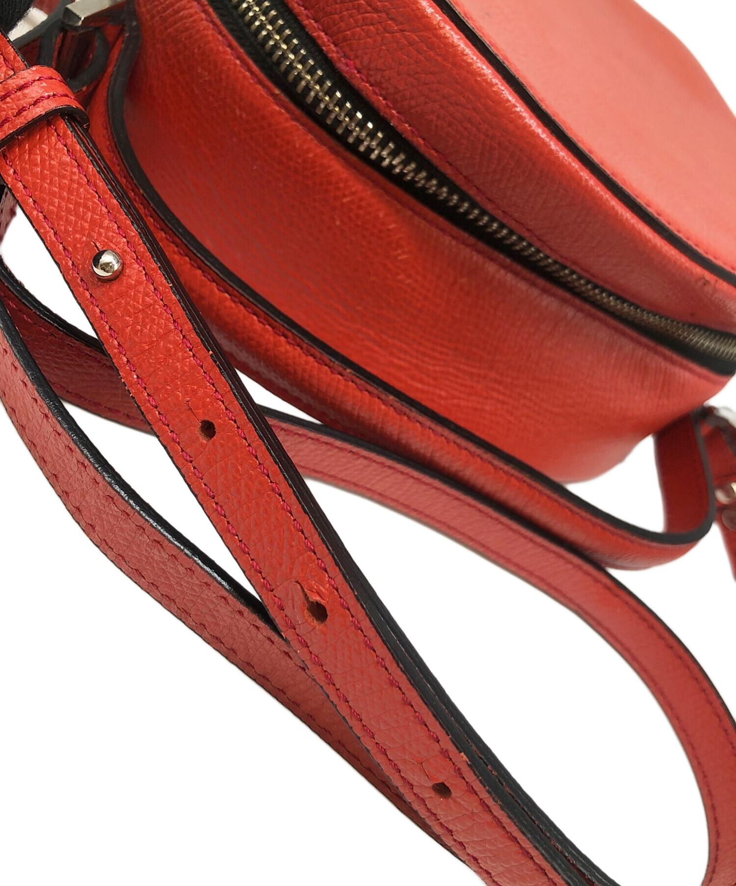 中古・古着通販】Epoi (エポイ) ラウンドショルダーバッグ レッド