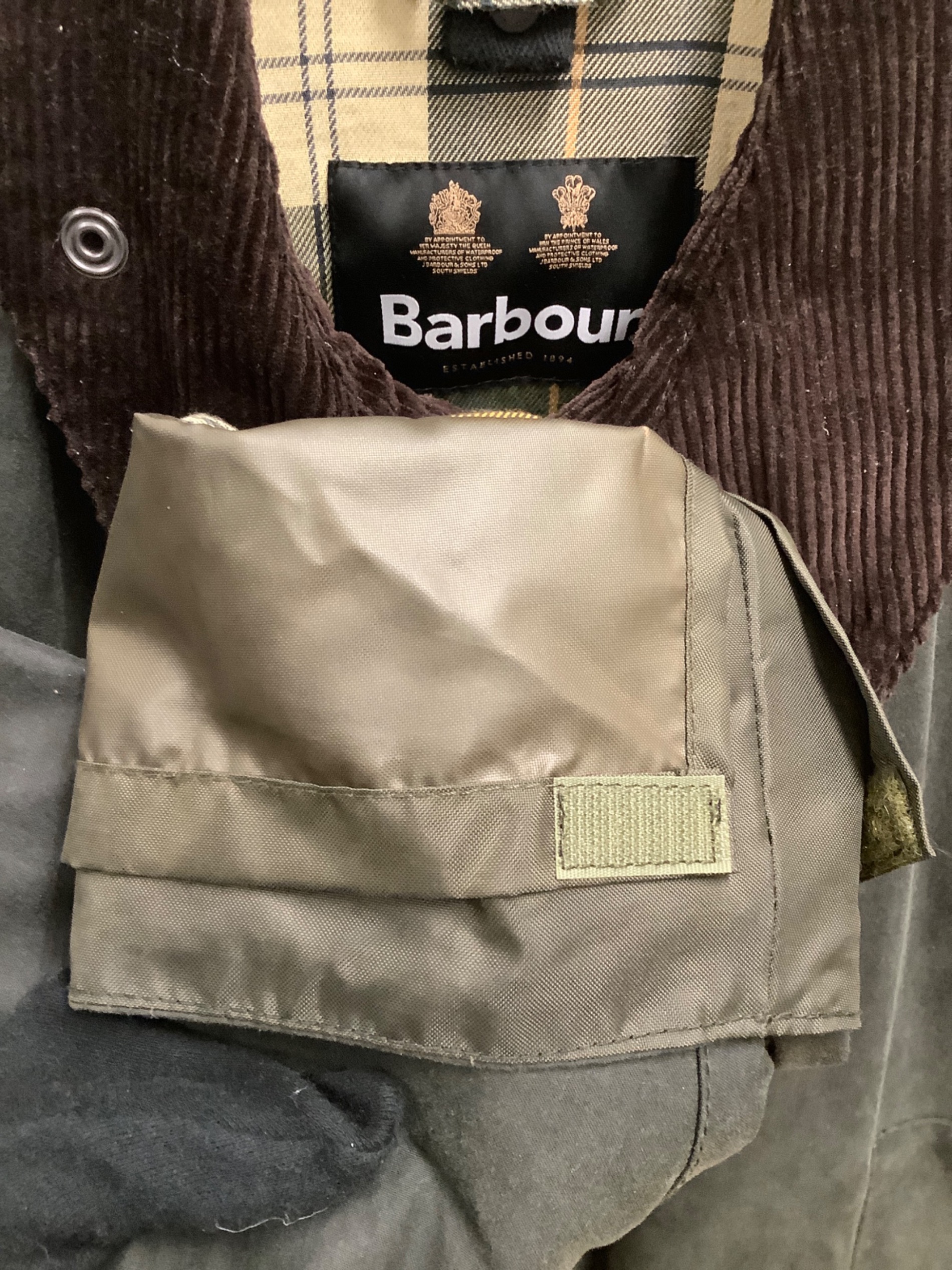 中古・古着通販】Barbour (バブアー) BORDER WAX JACKET（ボーダー