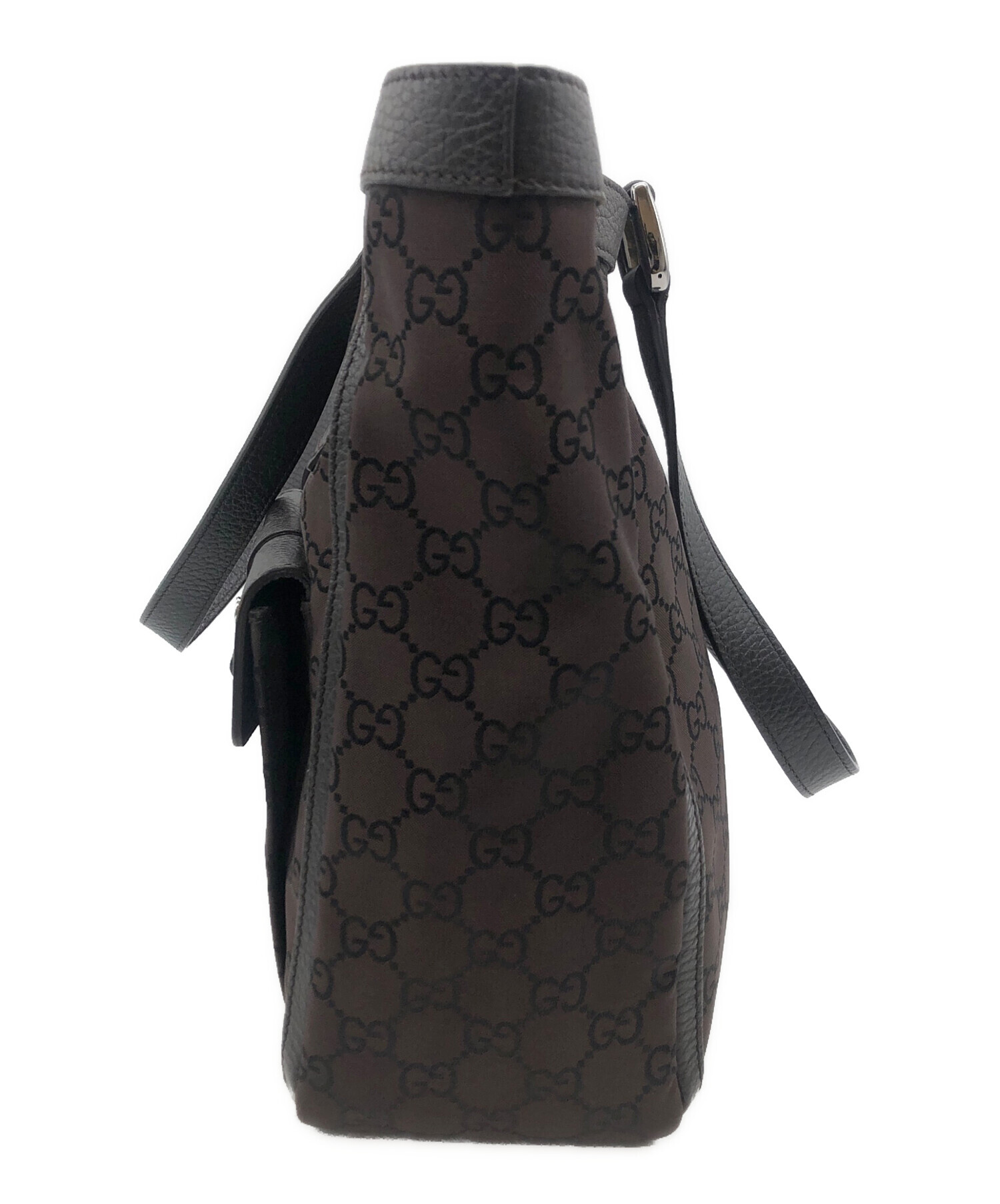 中古・古着通販】GUCCI (グッチ) GGキャンバス トートバッグ ブラウン