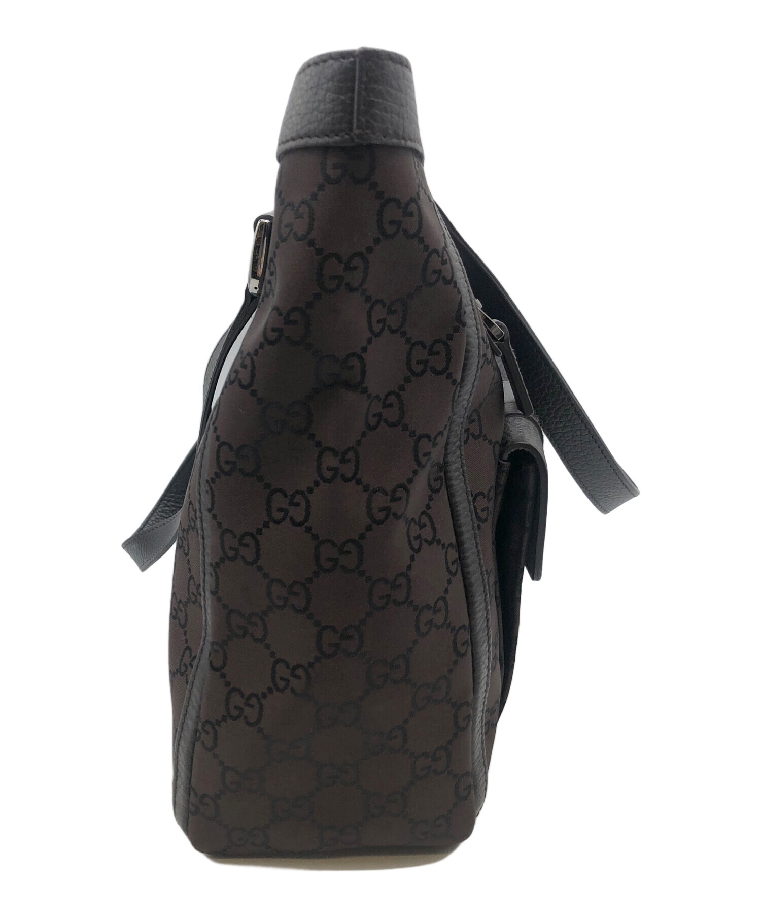 中古・古着通販】GUCCI (グッチ) GGキャンバス トートバッグ ブラウン